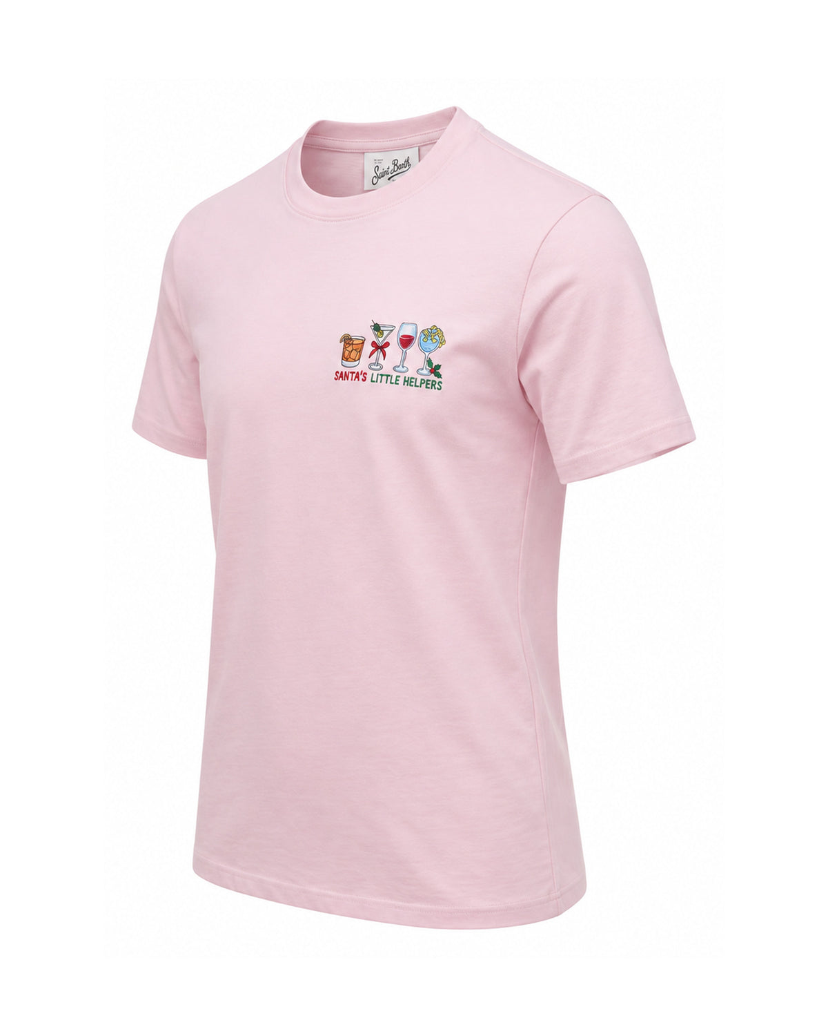 MC2 Saint Barth Emilie Damen T-Shirt Santa Helpers Rosa Rosa Bild 1