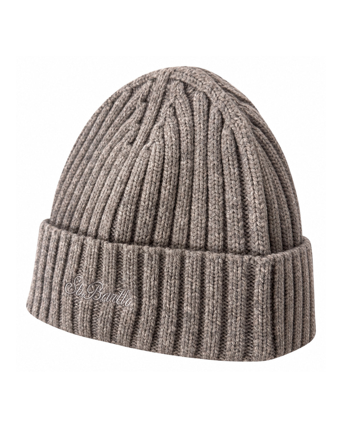 MC2 Saint Barth Wengen Herren Strickmütze aus Wolle Dunkelblau Dunkelblau Bild 5