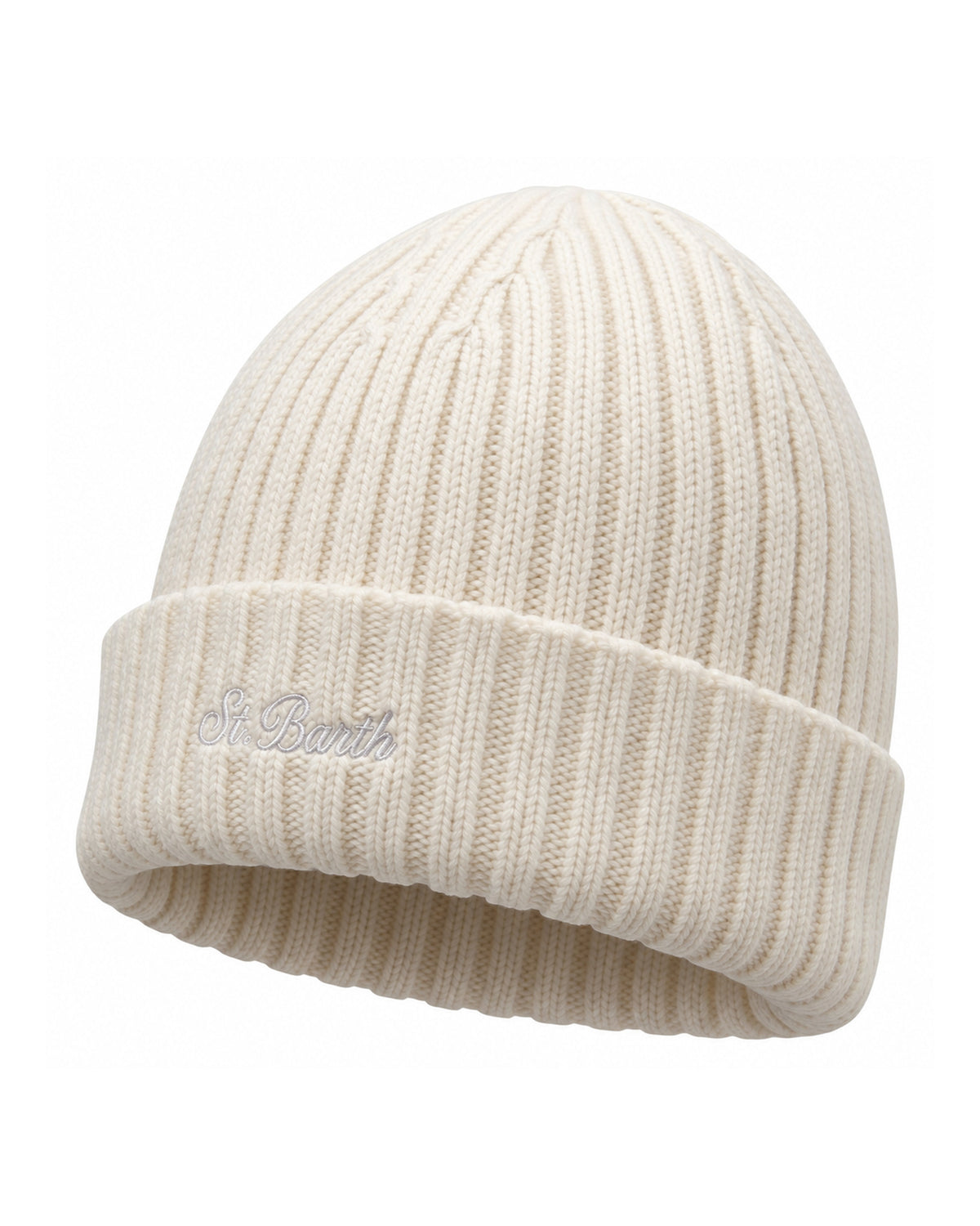 MC2 Saint Barth Wengen Herren Strickmütze aus Wolle Dunkelblau Dunkelblau Bild 8