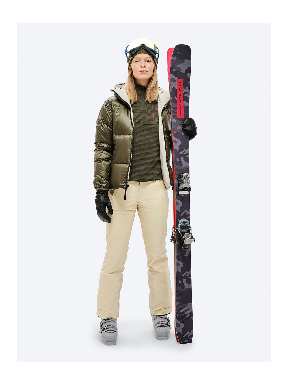 The Mountain Studio W.Pertex Down Jacket Damen schwarz schwarz Bild 18