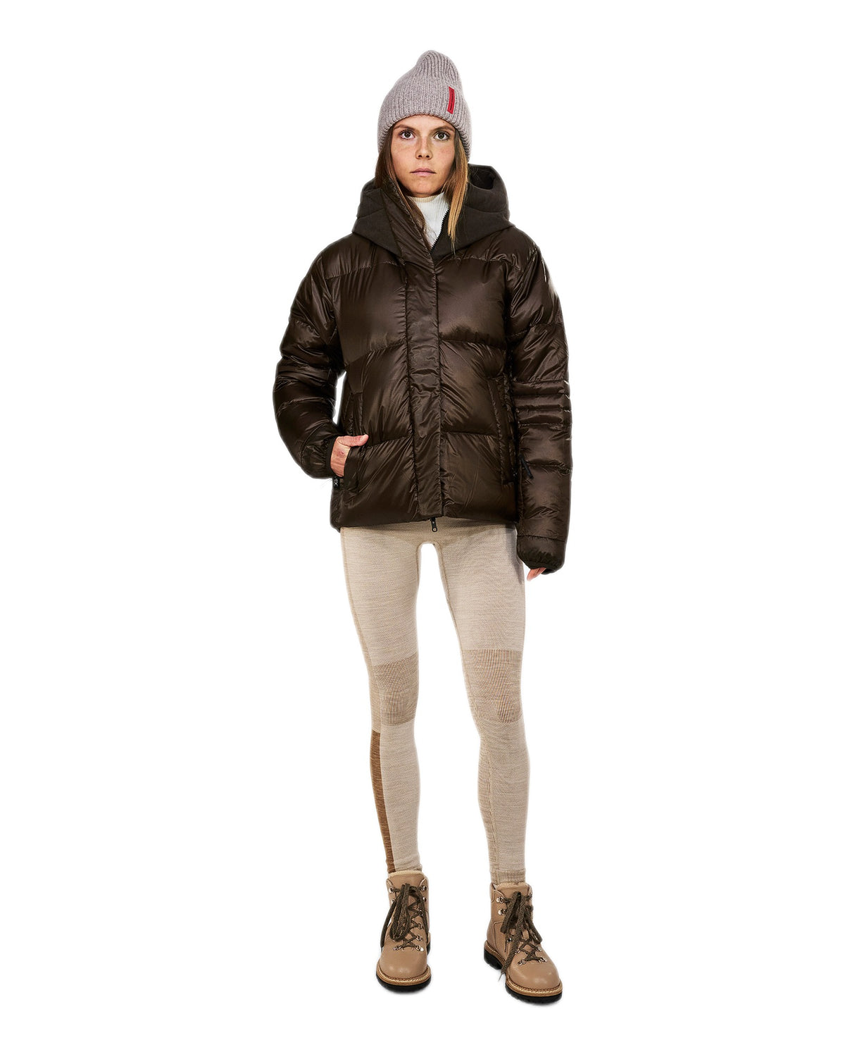 The Mountain Studio D-5 WC Damen-Daunenjacke – Delicioso Brown - THE MOUNTAIN STUDIO - MEINFREUDENHAUS