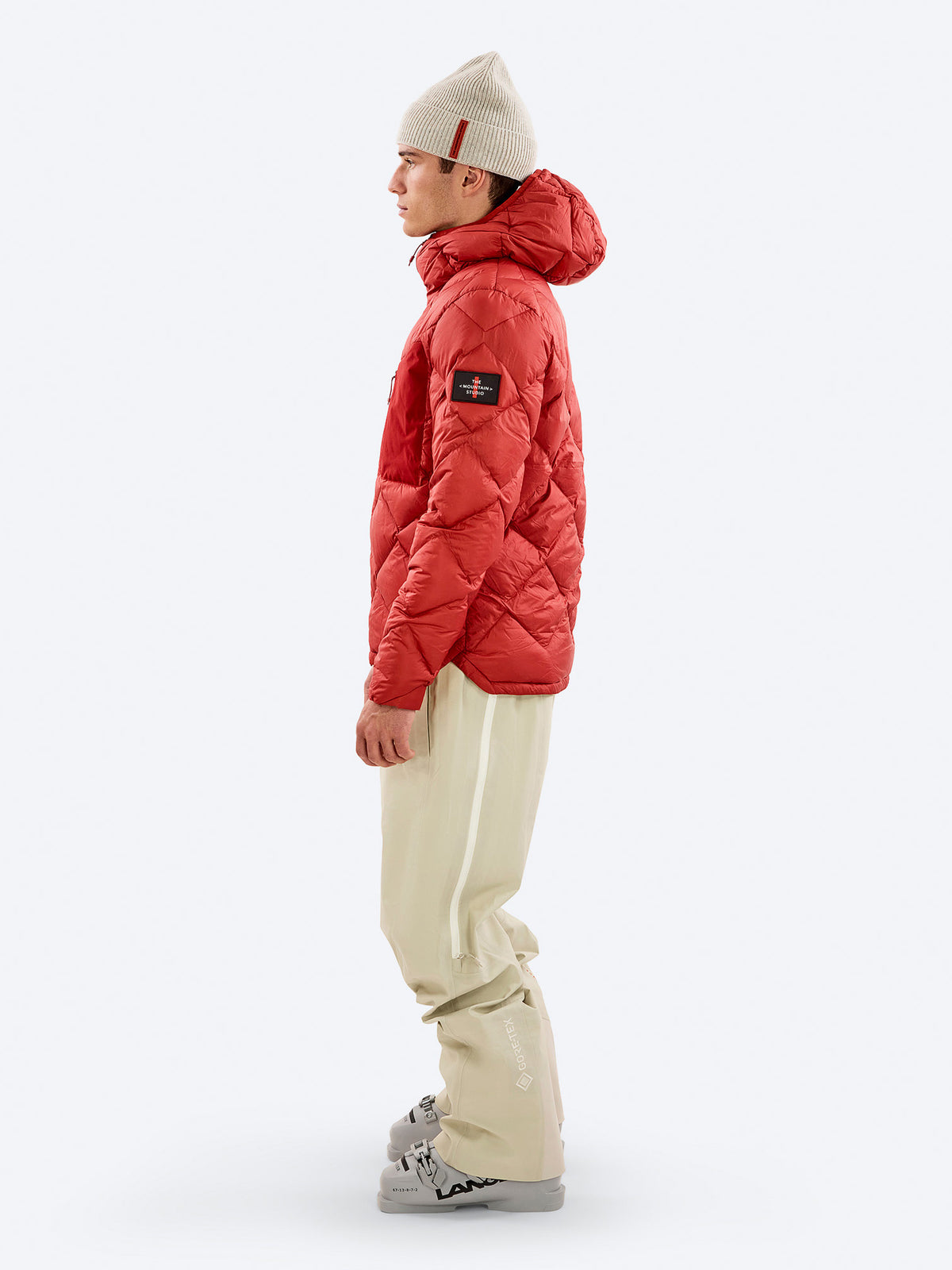 D-7 UL Ultralight Down Hood Jacket rot Bild 3