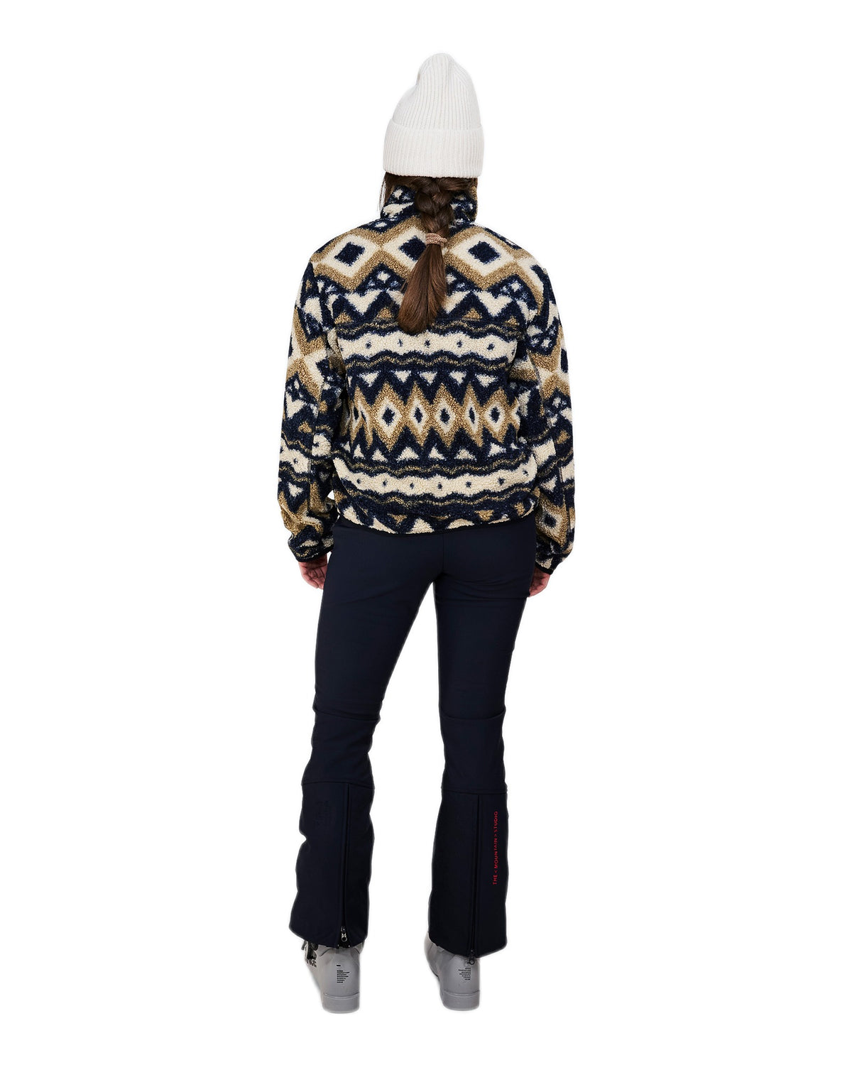 The Mountain Studio E-9 W Damen-Fleecejacke dunkelgrün Bild 2