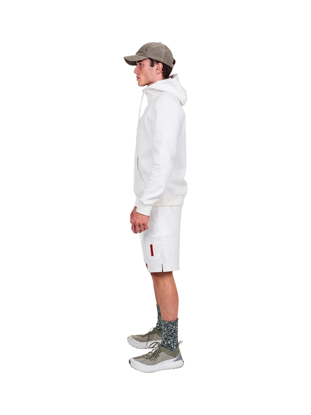 The Mountain Studio H-9 Half Zip Hood Herren weiss weiss Bild 2