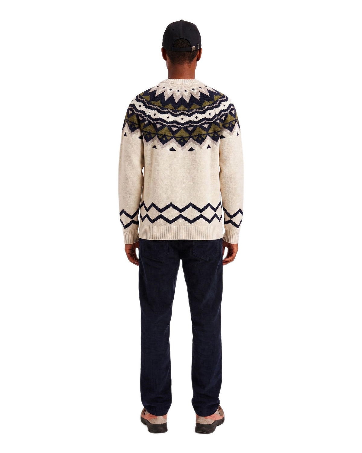 The Mountain Studio K-19 Herrenpullover – Almond Milk Off-White Bild 2