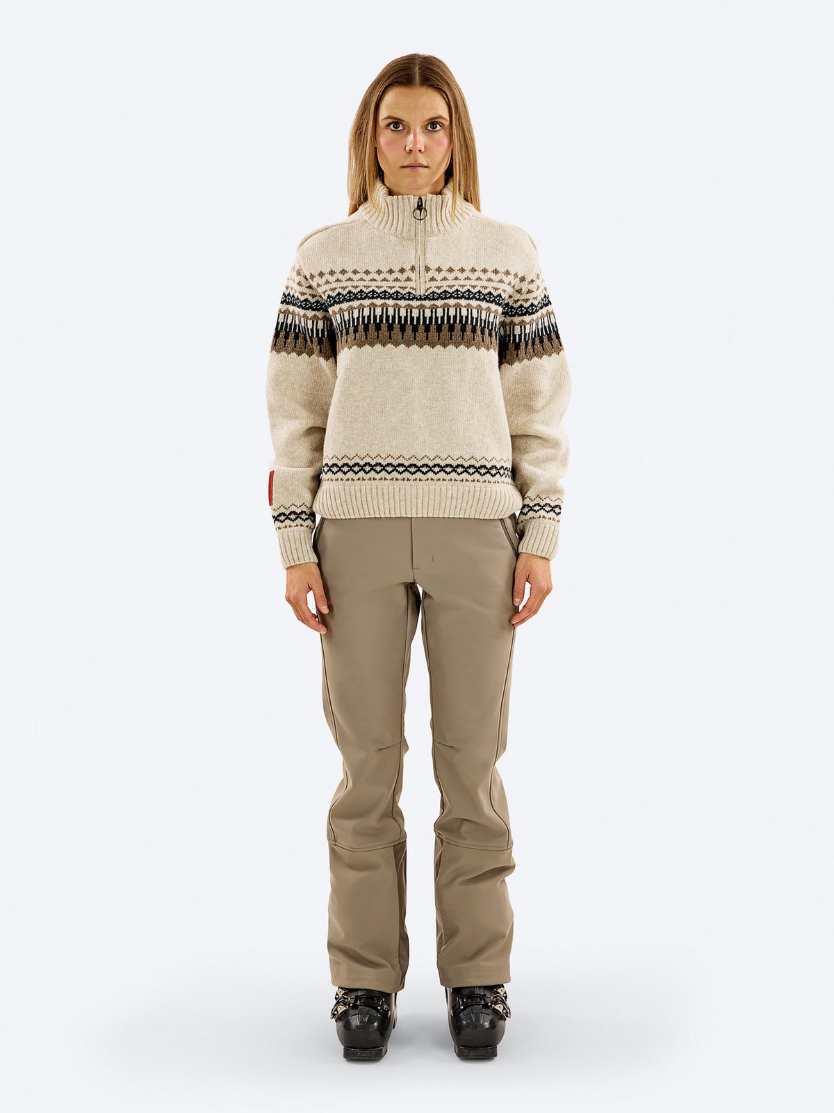 The Mountain Studio K-7 Sweater Damen beige beige Bild 2
