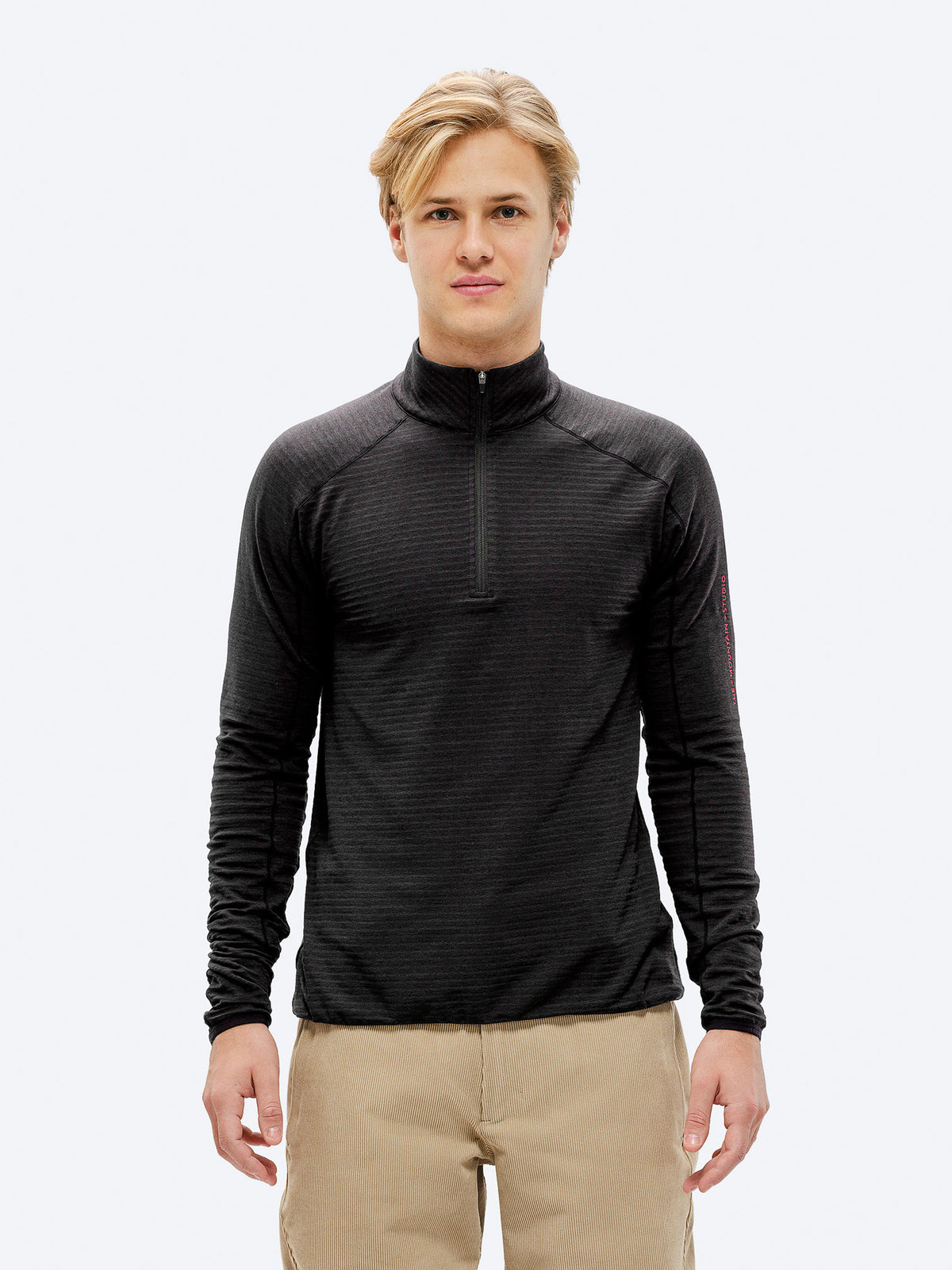 LIGHT TECH FLEECE HALF ZIP schwarz Bild 2