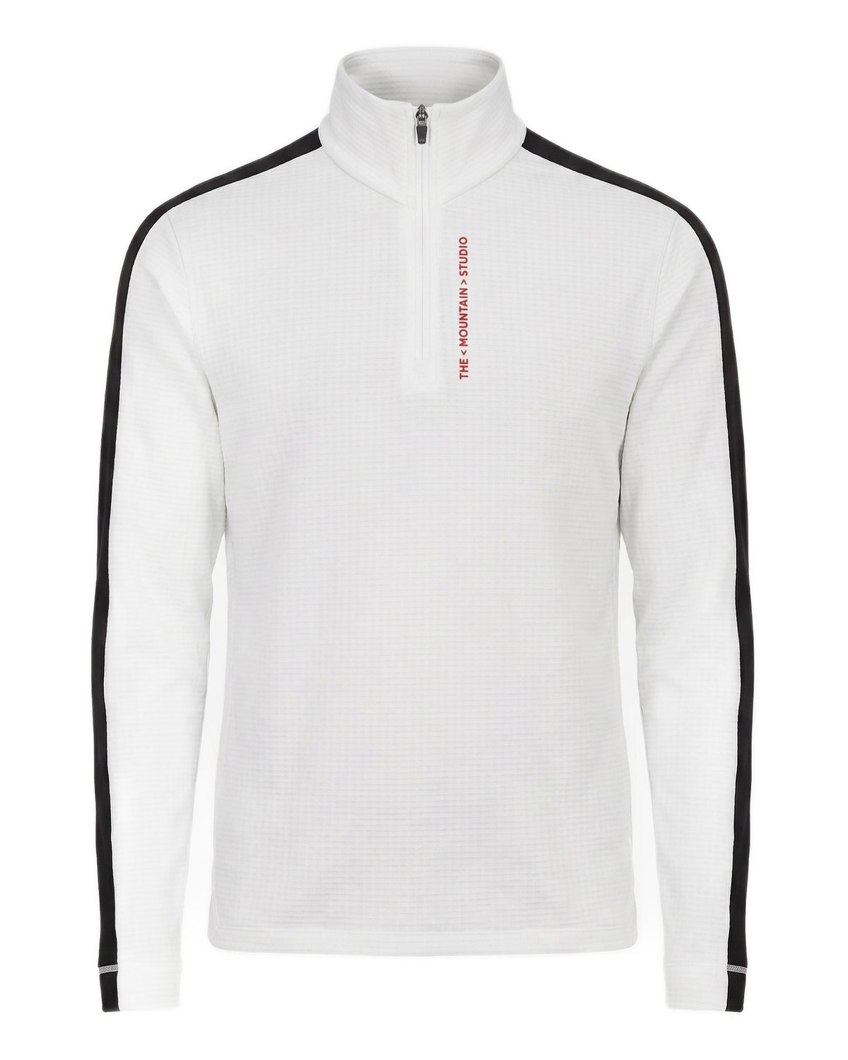 The Mountain Studio M-6 Herren-Fleecepullover – White Alyssum weiss Bild 1