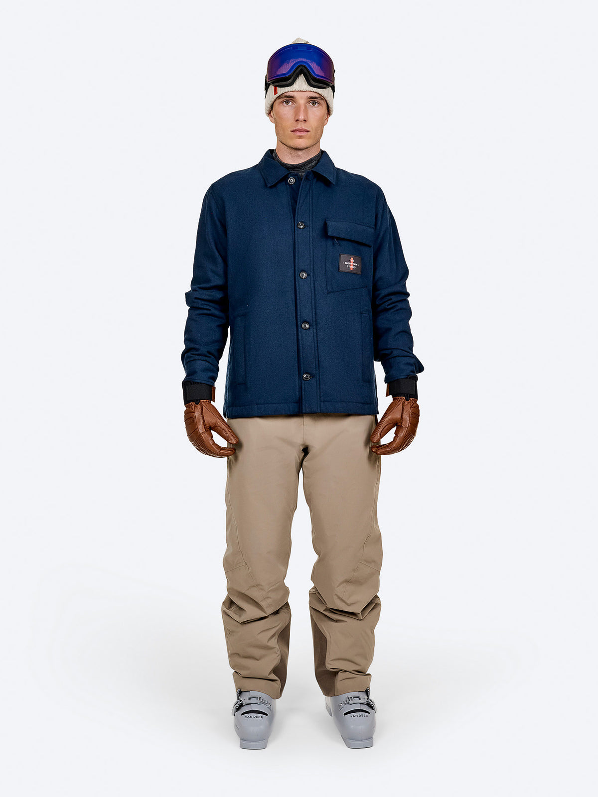 The Mountain Studio Overshirt Herren dunkelblau dunkelblau Bild 1