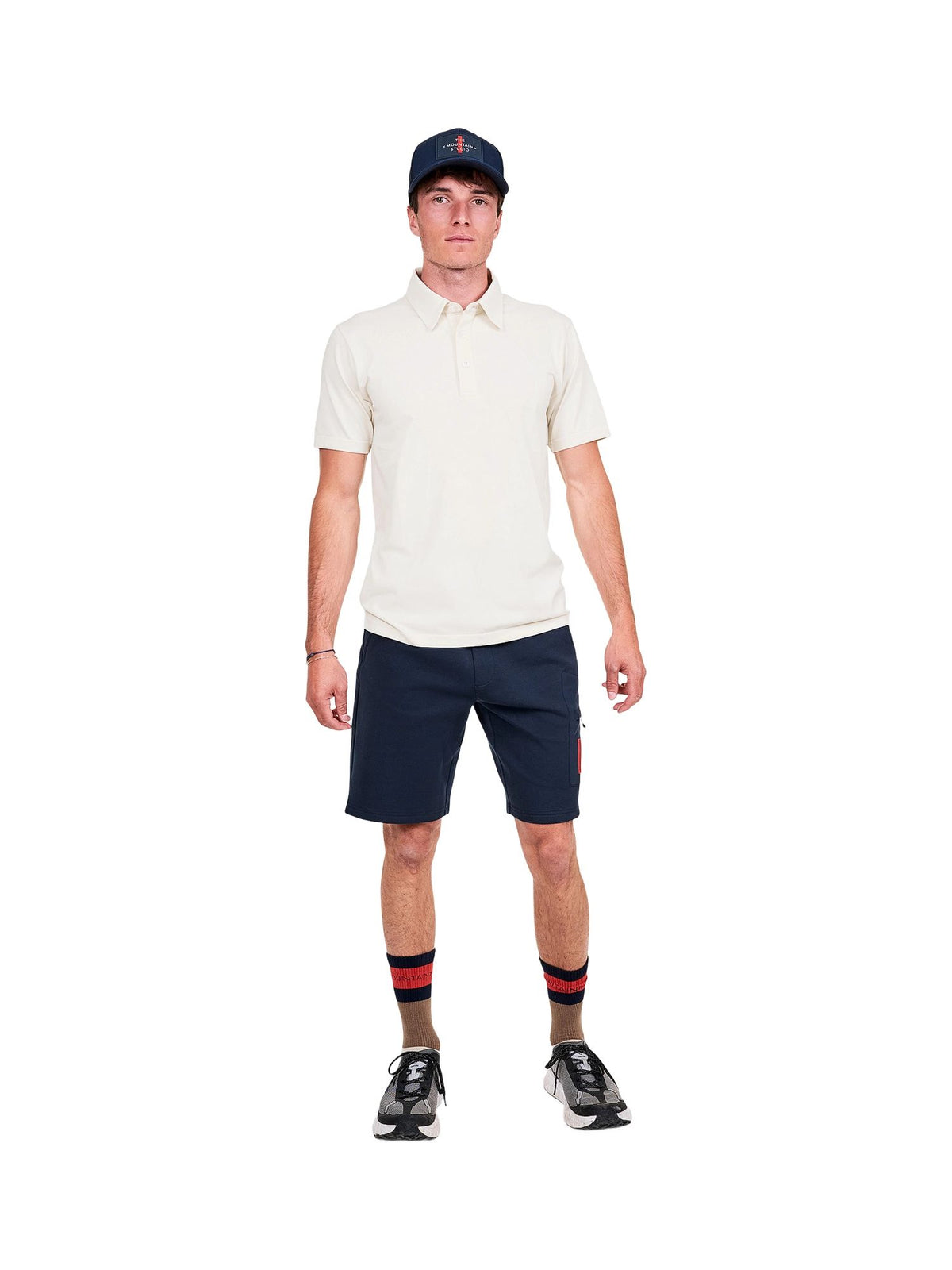 The Mountain Studio Q-5 Poloshirt Herren beige beige Bild 1