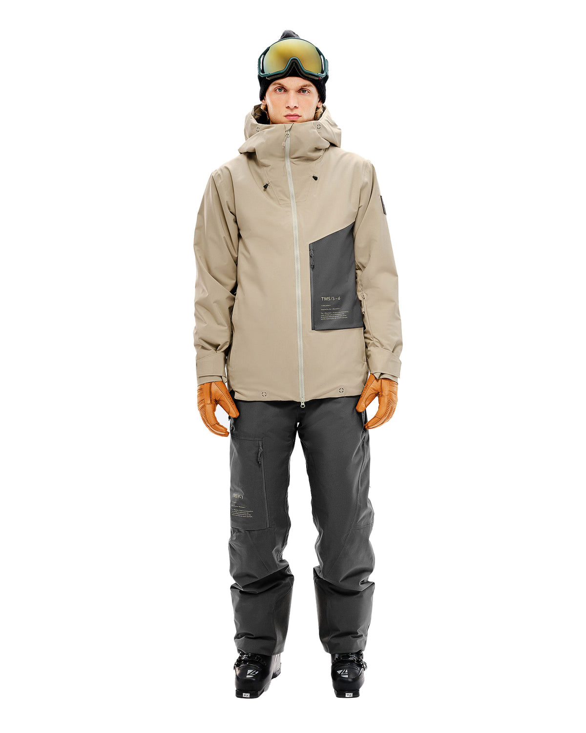 The Mountain Studio S-6 Skijacke Herren beige beige Bild 1