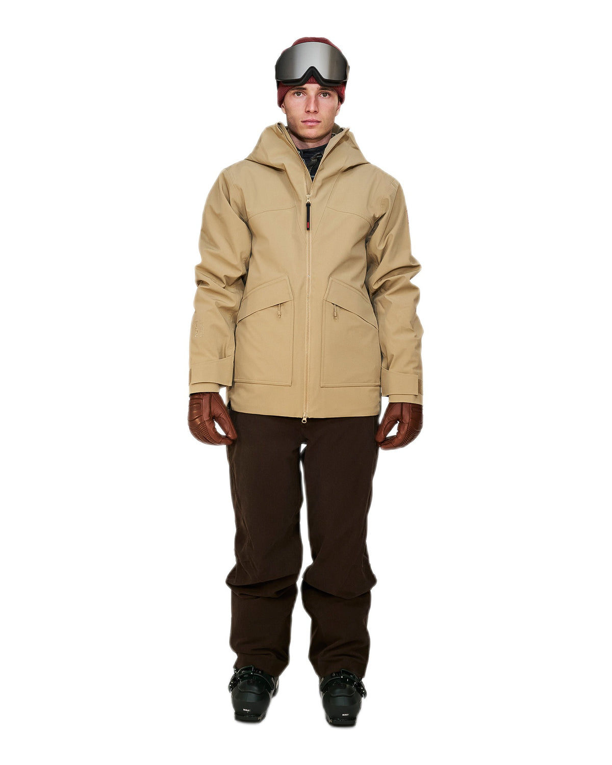 The Mountain Studio S-9 Herren-Skijacke – Castle Wall beige Bild 12