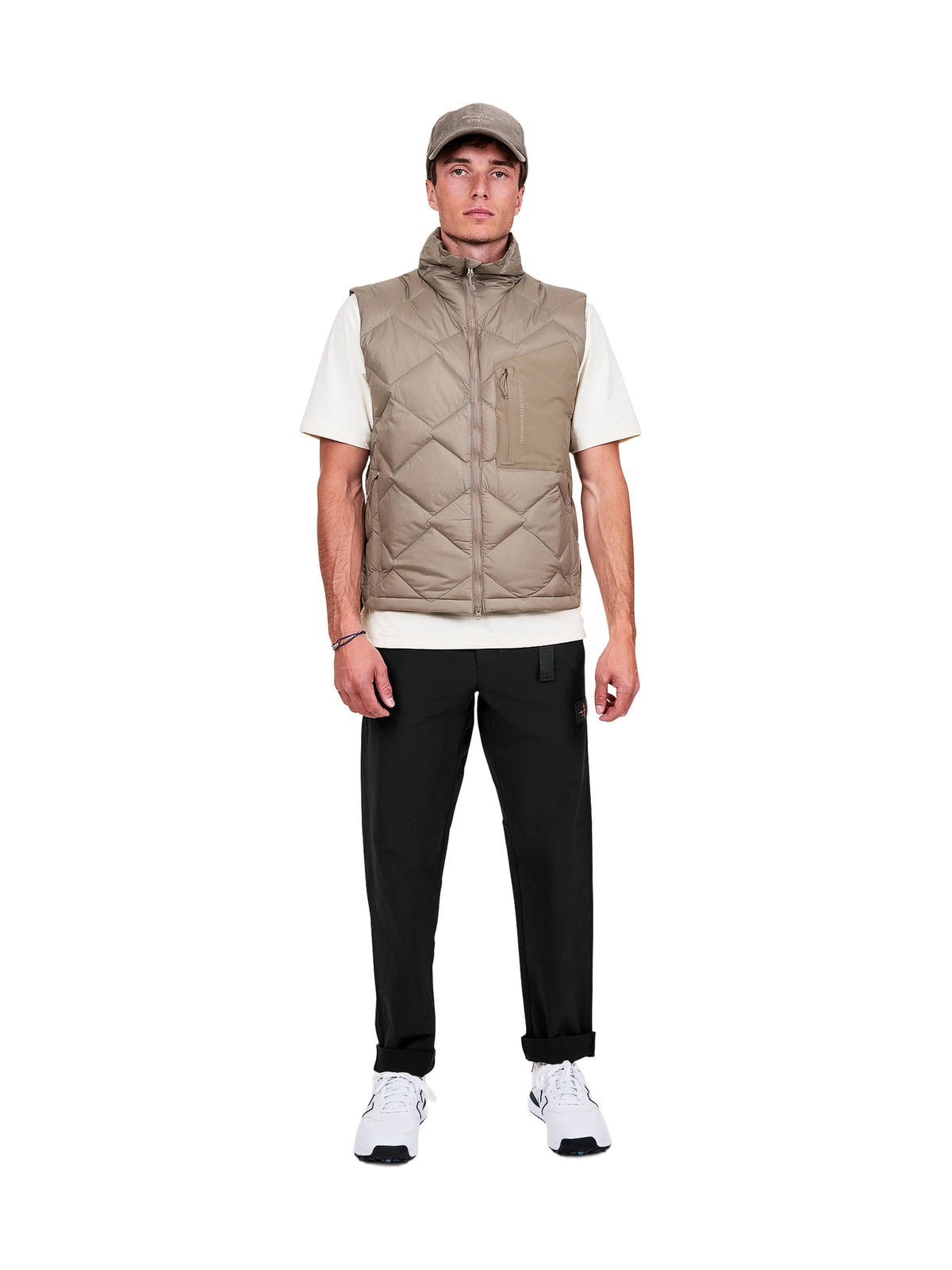 The Mountain Studio V-11 UL Ultralight Down Vest Weste Herren dunkelbraun weinrot Bild 4