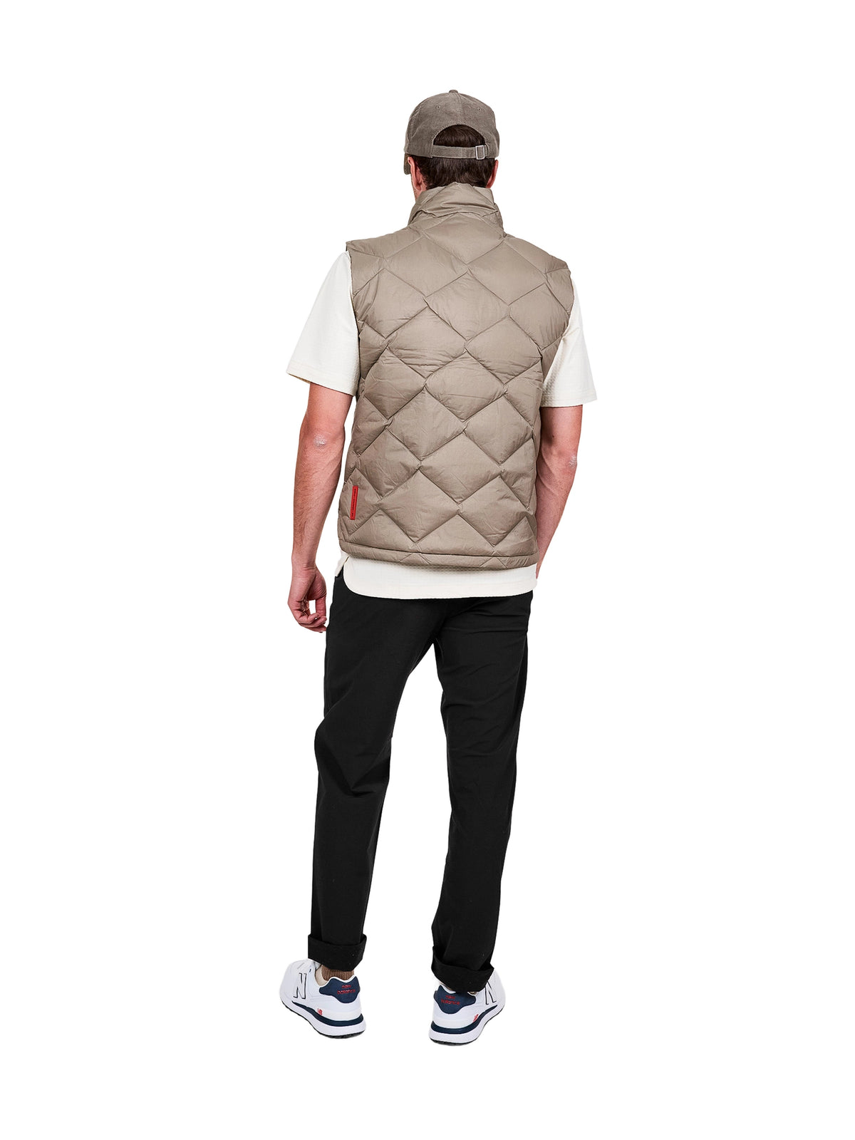 The Mountain Studio V-11 UL Ultralight Down Vest Weste Herren dunkelbraun weinrot Bild 6