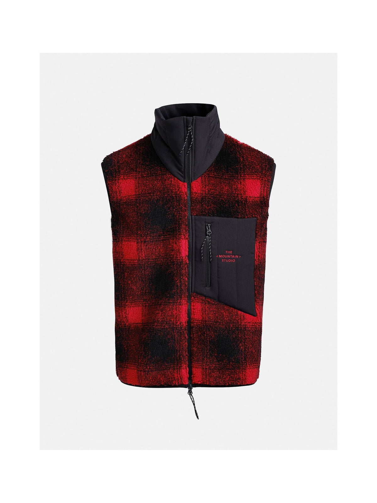 The Mountain Studio V-4 Weste Herren rot/schwarz rot/schwarz Bild 1