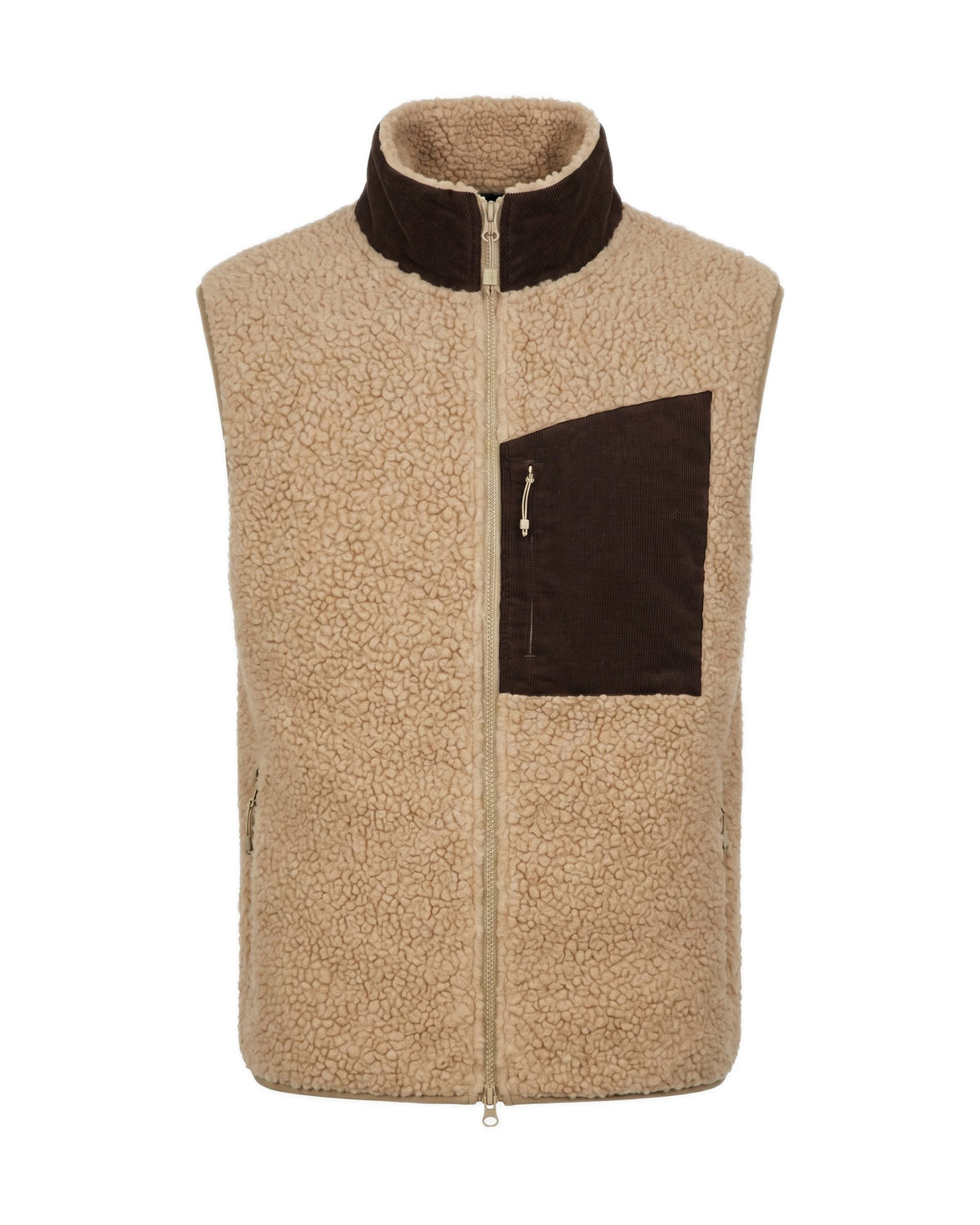 The Mountain Studio V-5 C Herren-Fleeceweste – Kelp - THE MOUNTAIN STUDIO - MEINFREUDENHAUS