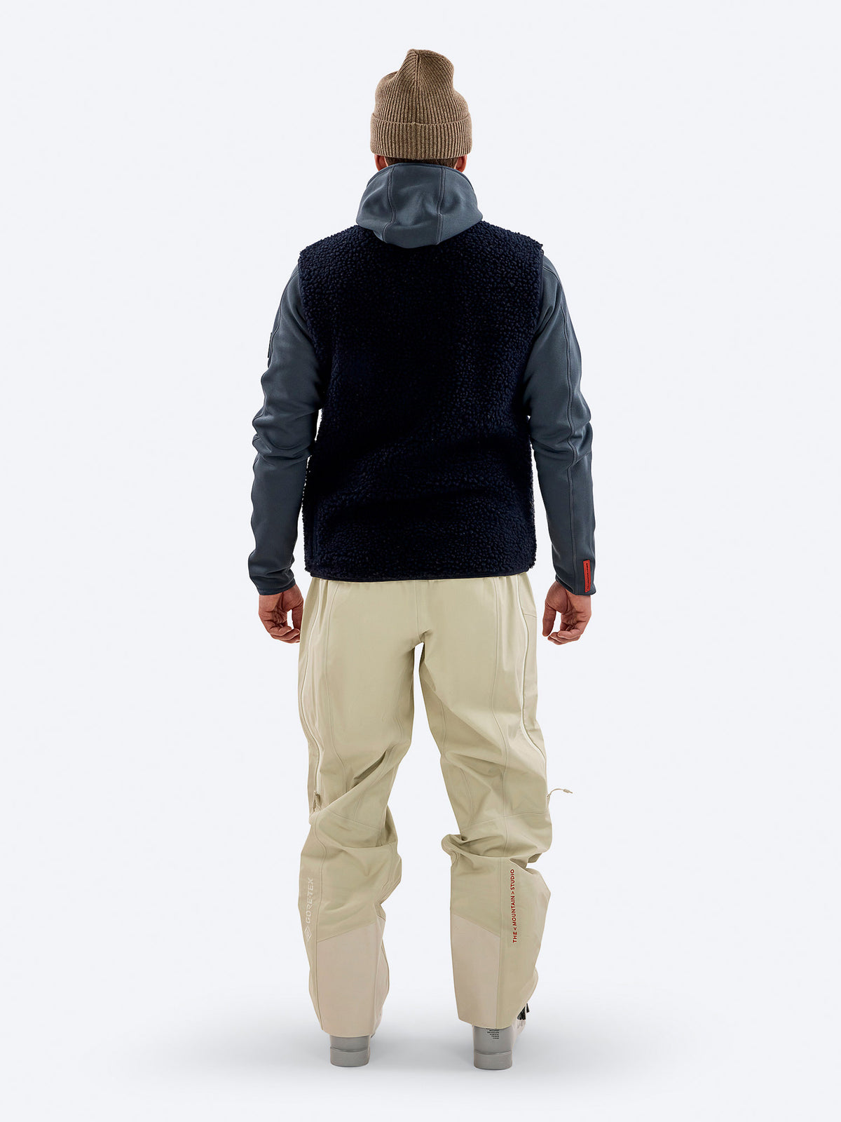 The Mountain Studio V-5 Herren-Fleeceweste – Fudge braun Bild 8