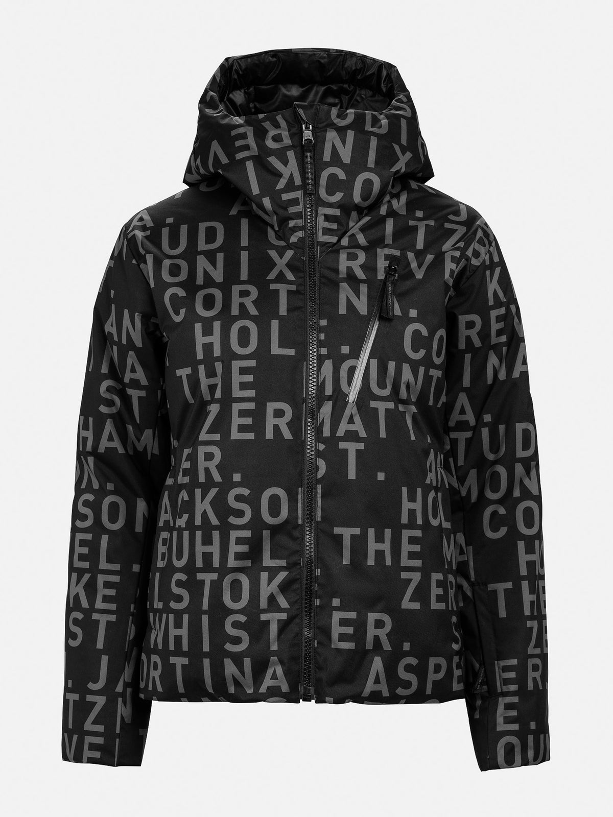 The Mountain Studio W.Pertex Down Jacket Damen schwarz schwarz Bild 3