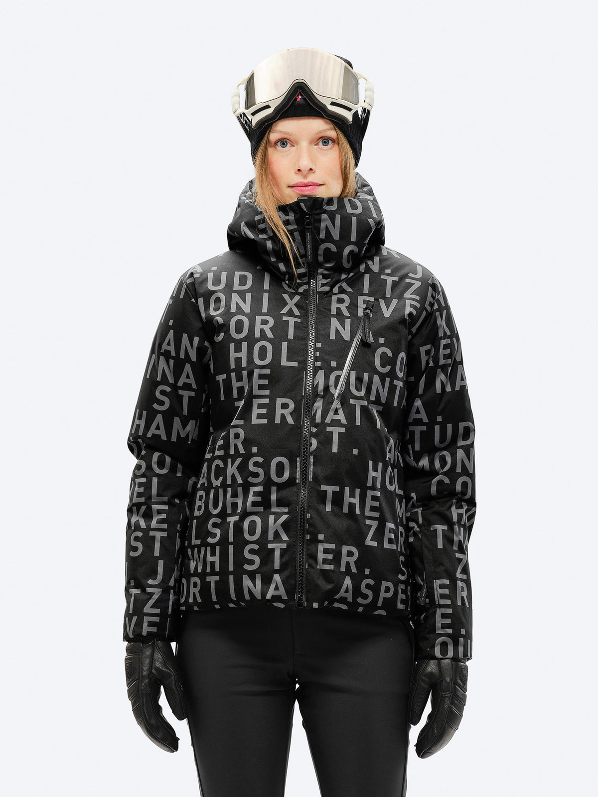 The Mountain Studio W.Pertex Down Jacket Damen schwarz schwarz Bild 4