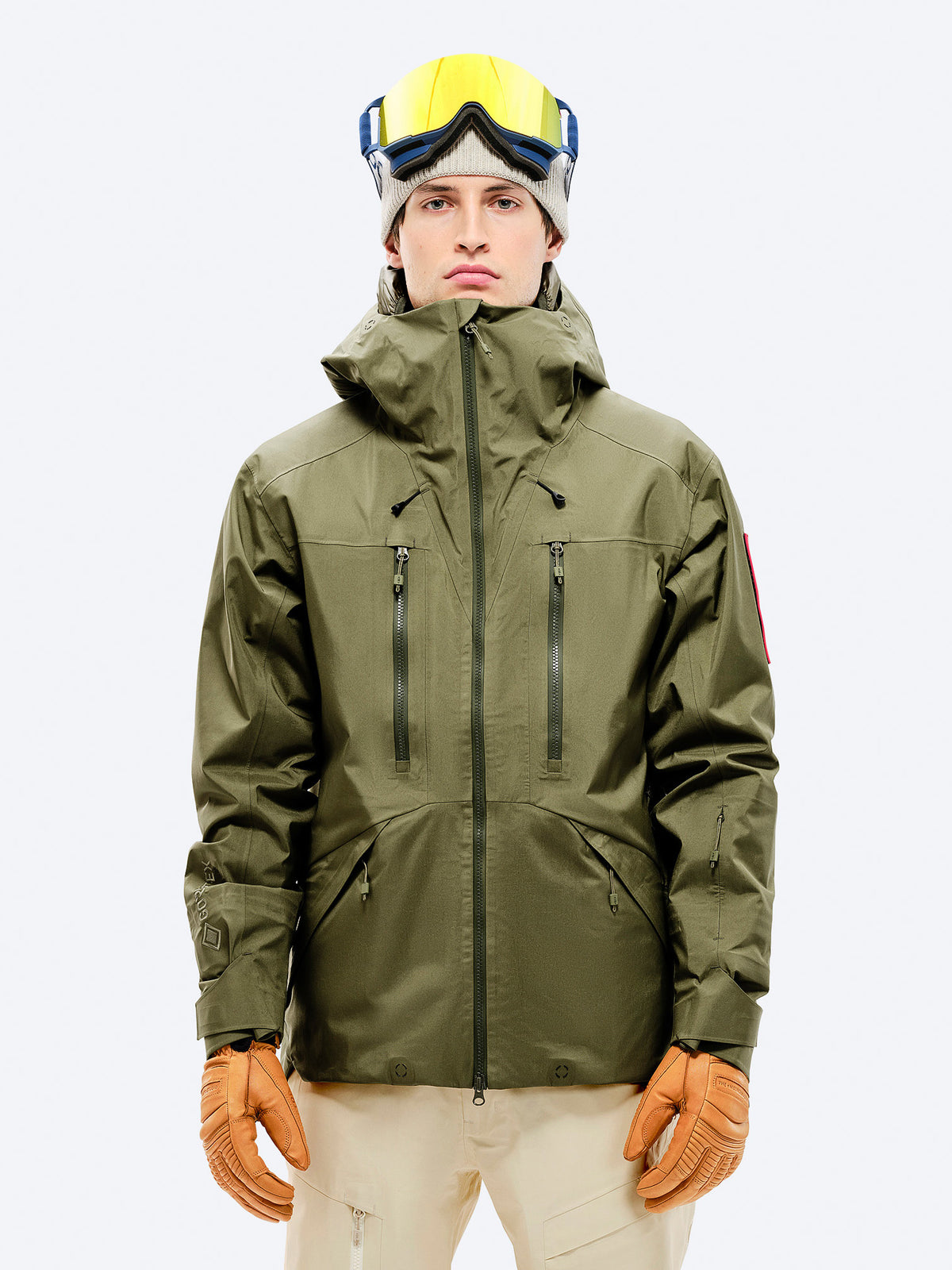 The Mountain Studio Z-2 HD Hard-Shelljacke Herren grün dunkelgrün Bild 2