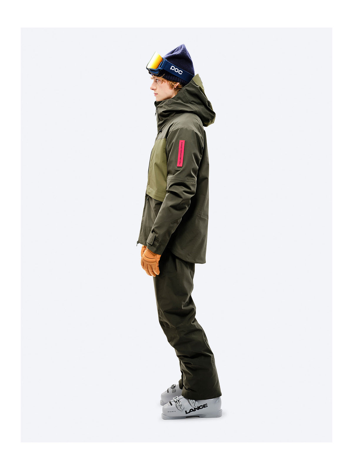 The Mountain Studio Z-5 Herren-Skijacke – Sky Captain-Castle Wall dunkelblau/weiss Bild 20