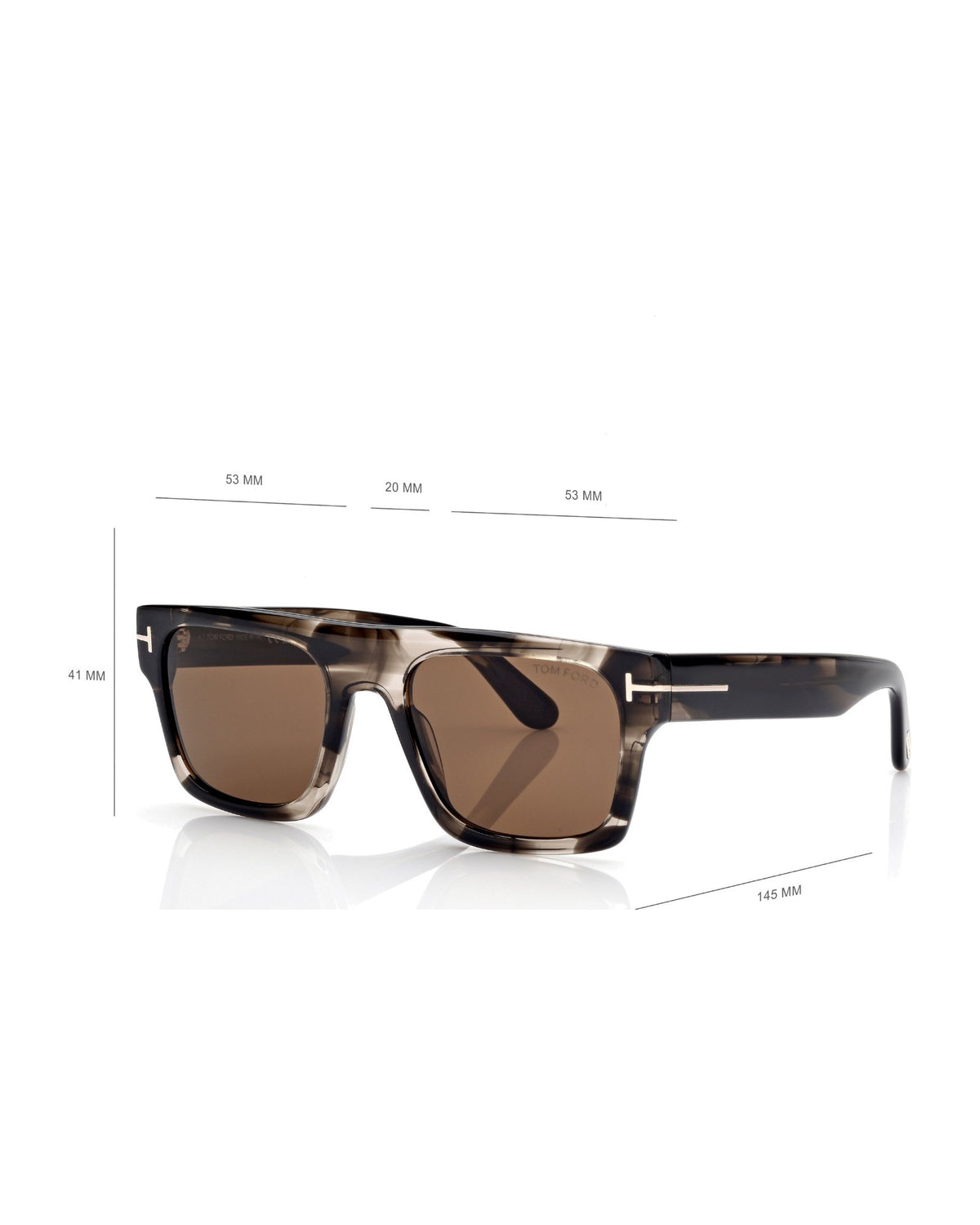 Tom Ford Cyrus-02 Herren-Sonnenbrille braun Bild 3