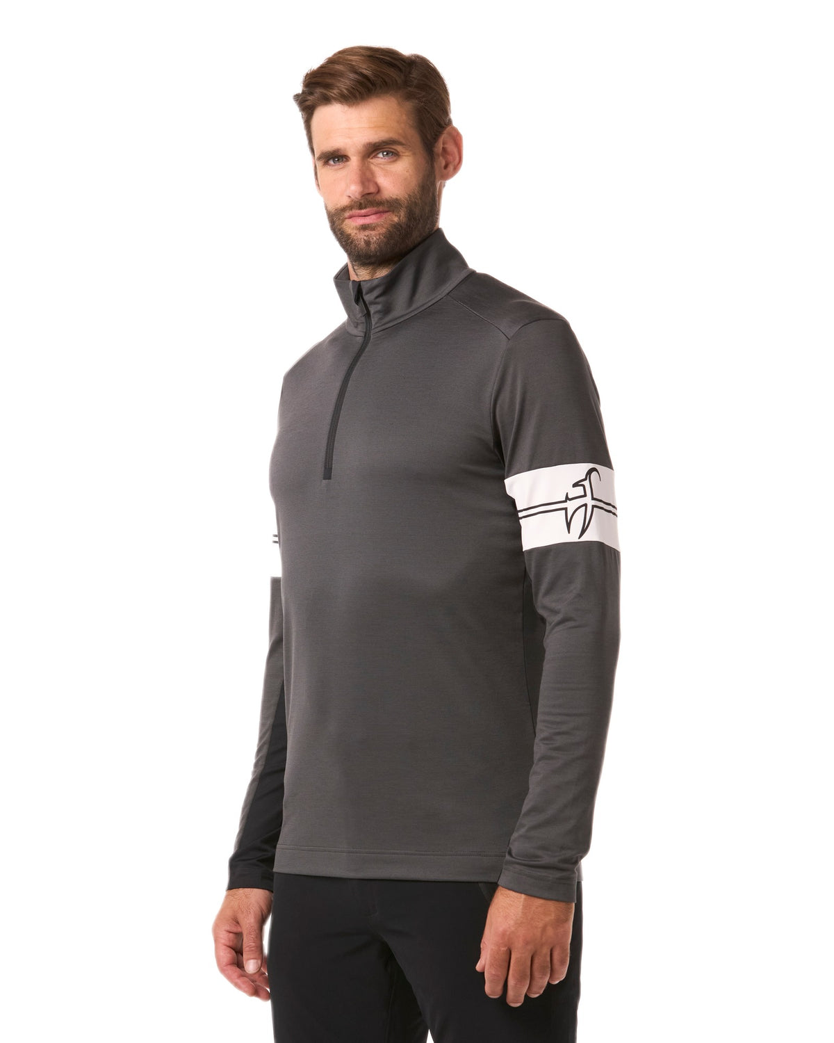 Toni Sailer AARON WOOL Men's Base Layer light grey Image 4