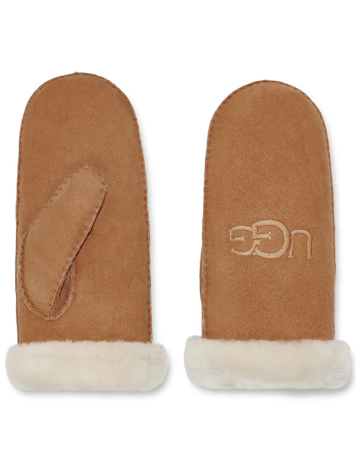 UGG Sheepskin Embroider Damen-Fäustlinge braun Bild 2
