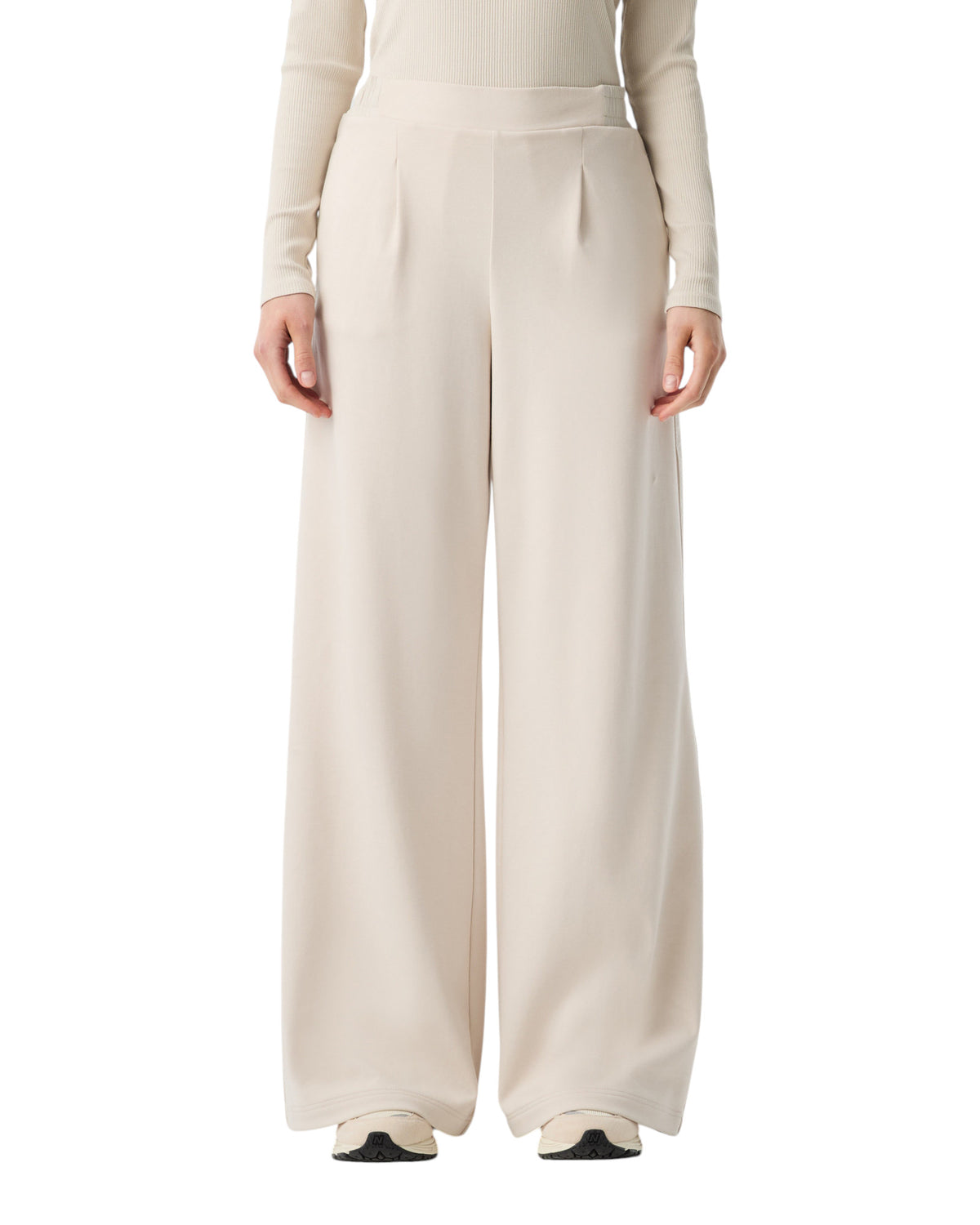 AlphaTauri Damenhose mit weitem Bein beige Bild 3
