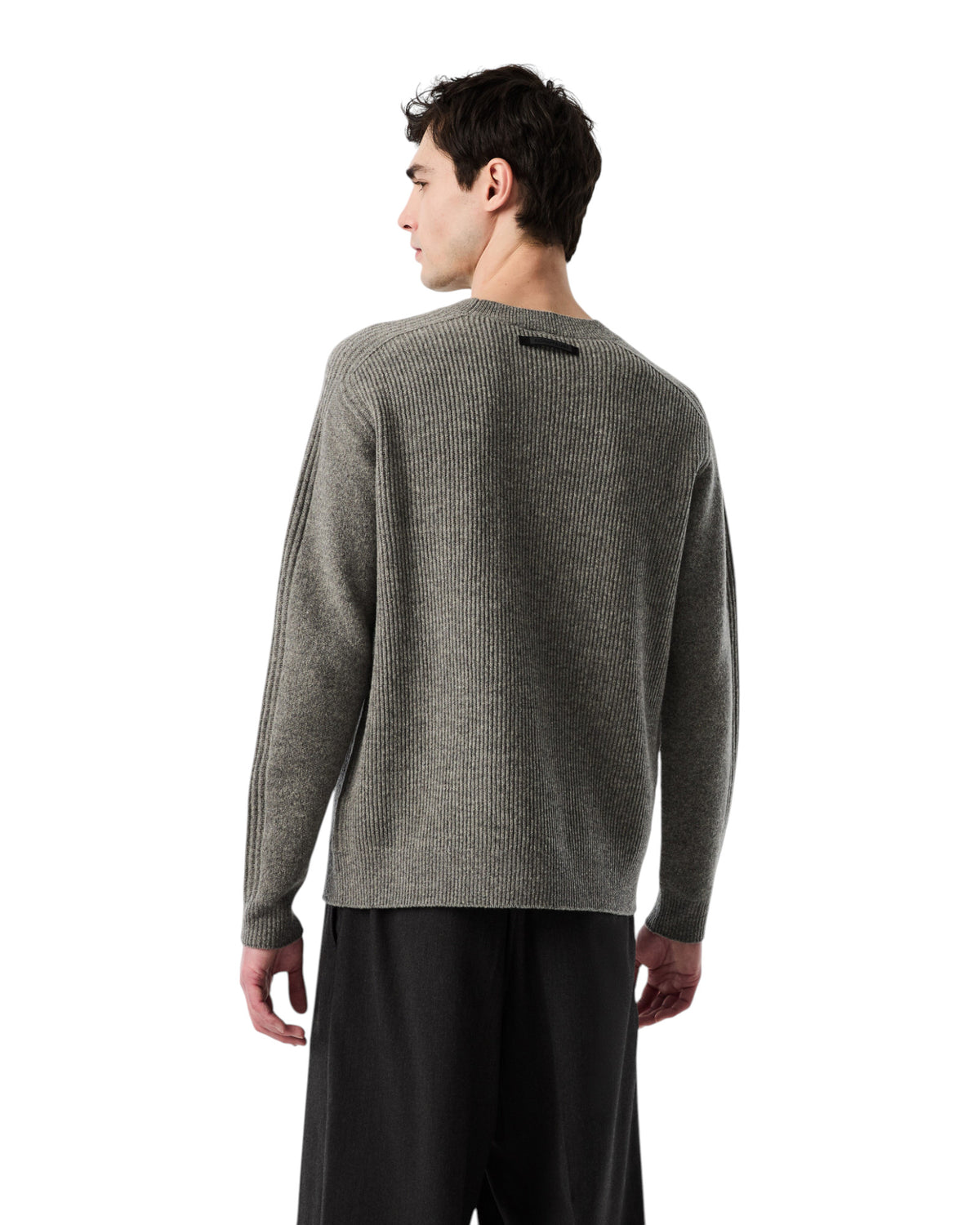 AlphaTauri FREIMS Herrenpullover Dunkelgrau meliert Bild 4