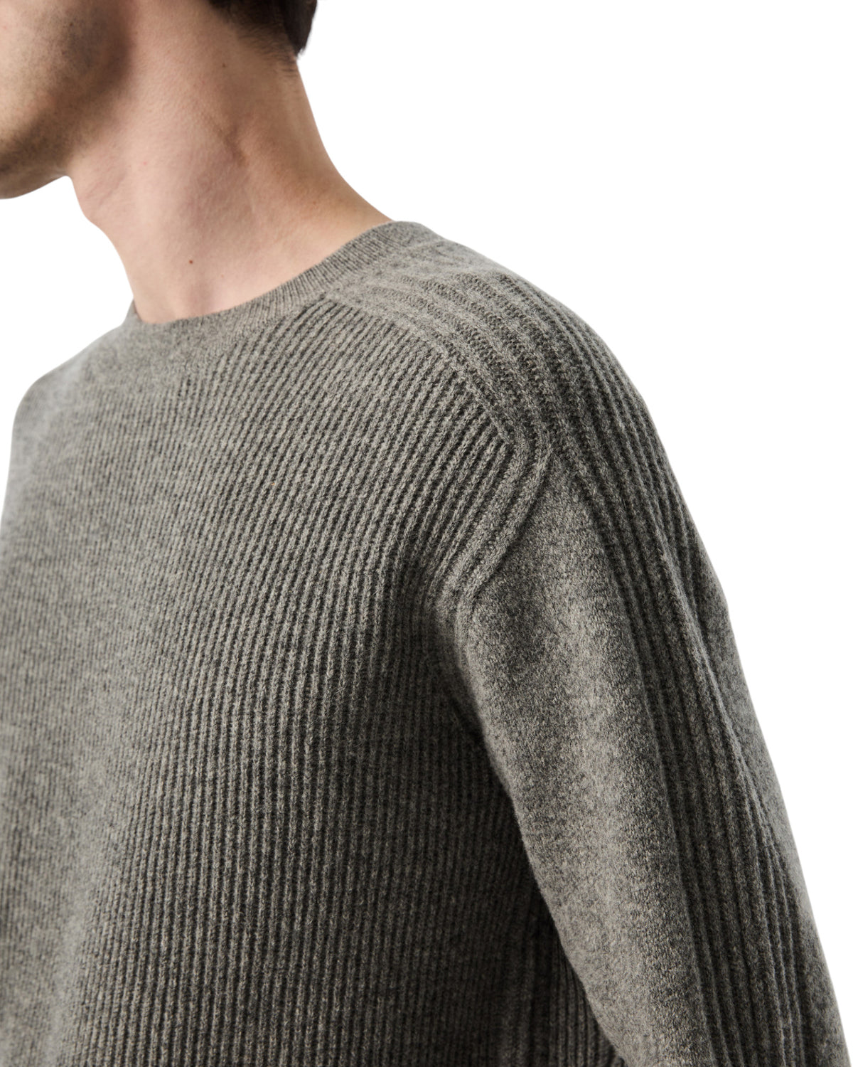 AlphaTauri FREIMS Herrenpullover Dunkelgrau meliert Bild 7