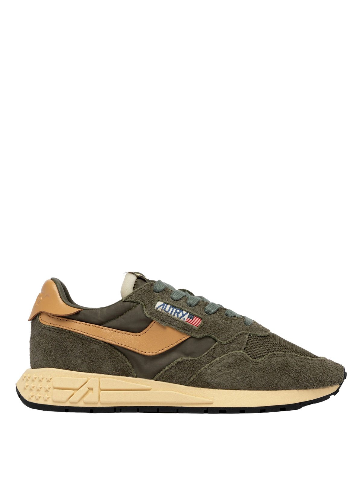 Autry Reelwind Low Sneaker Herren beige/grün Bild 1