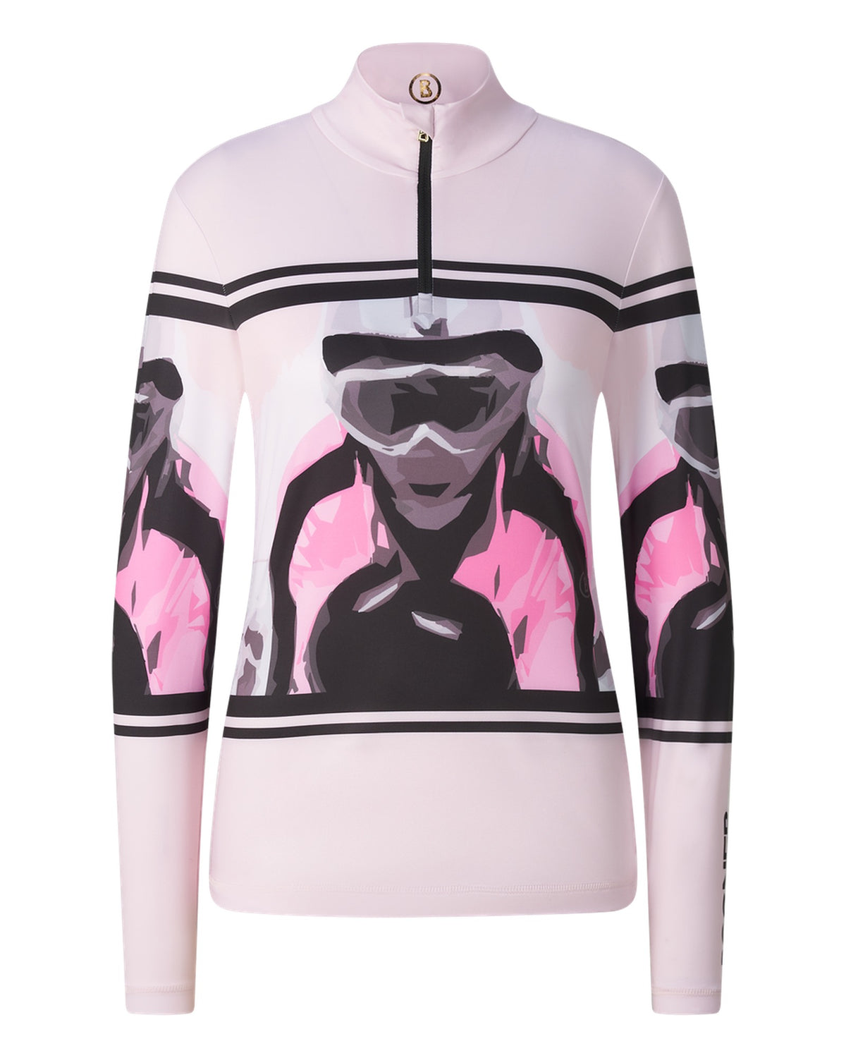 Bogner BELINE Damen-Baselayer schwarz/pink Bild 1