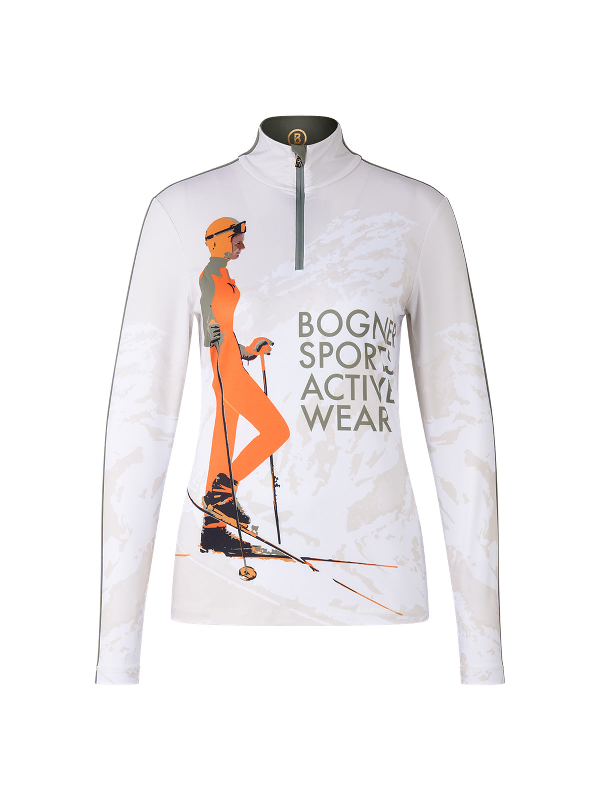 Bogner Julina Baselayer Damen beige/grün Bild 1