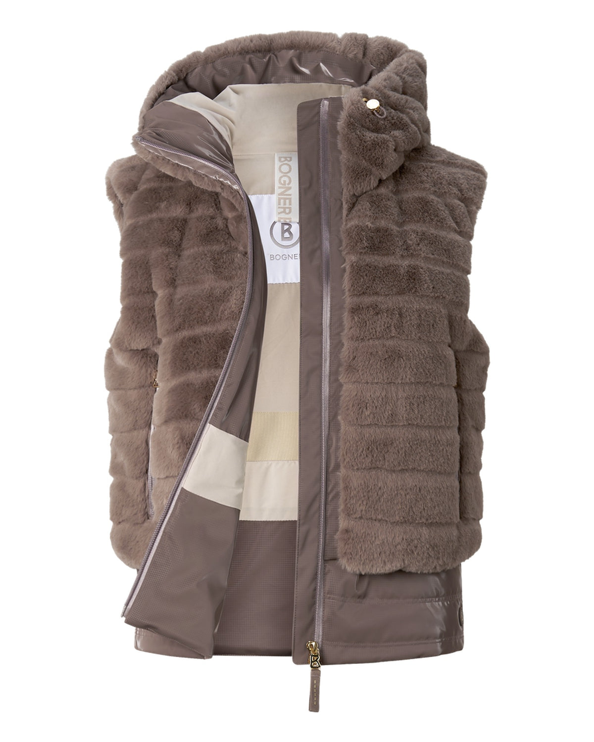 Bogner MANDA-D Damen-Daunenweste braun Bild 3