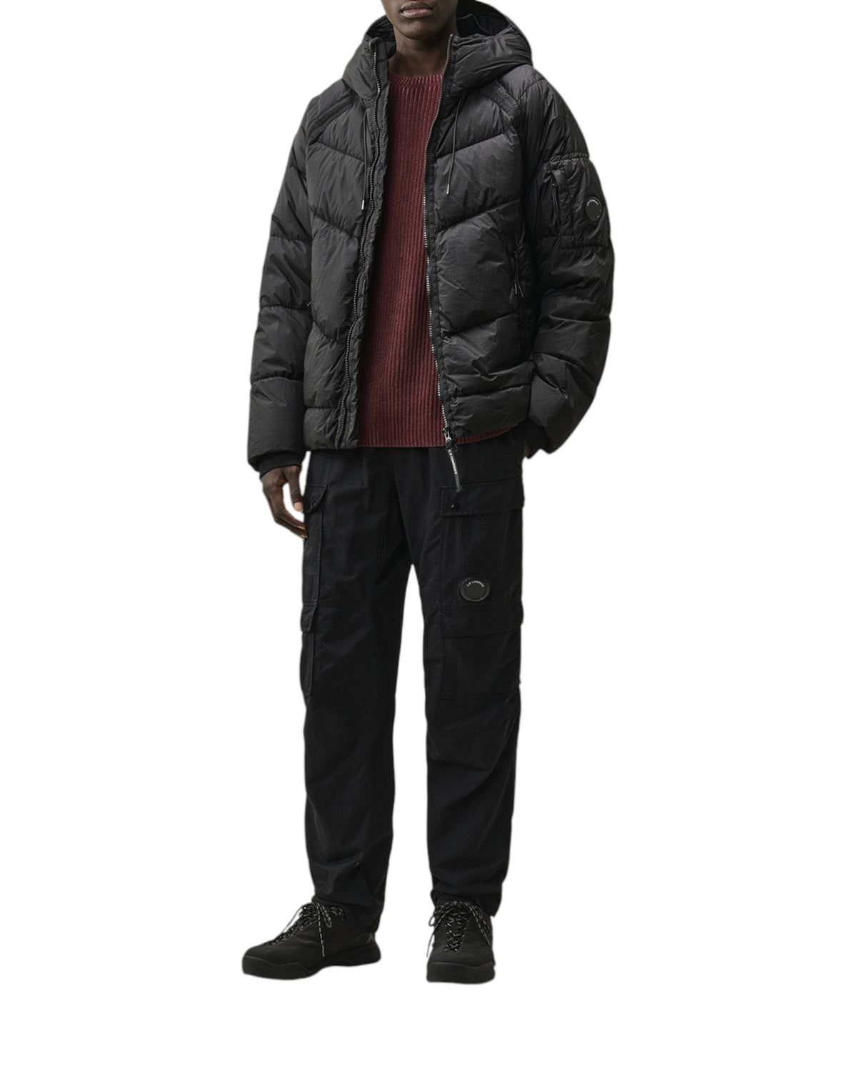 C.P. Company Down Shield Herren-Daunenjacke schwarz Bild 5