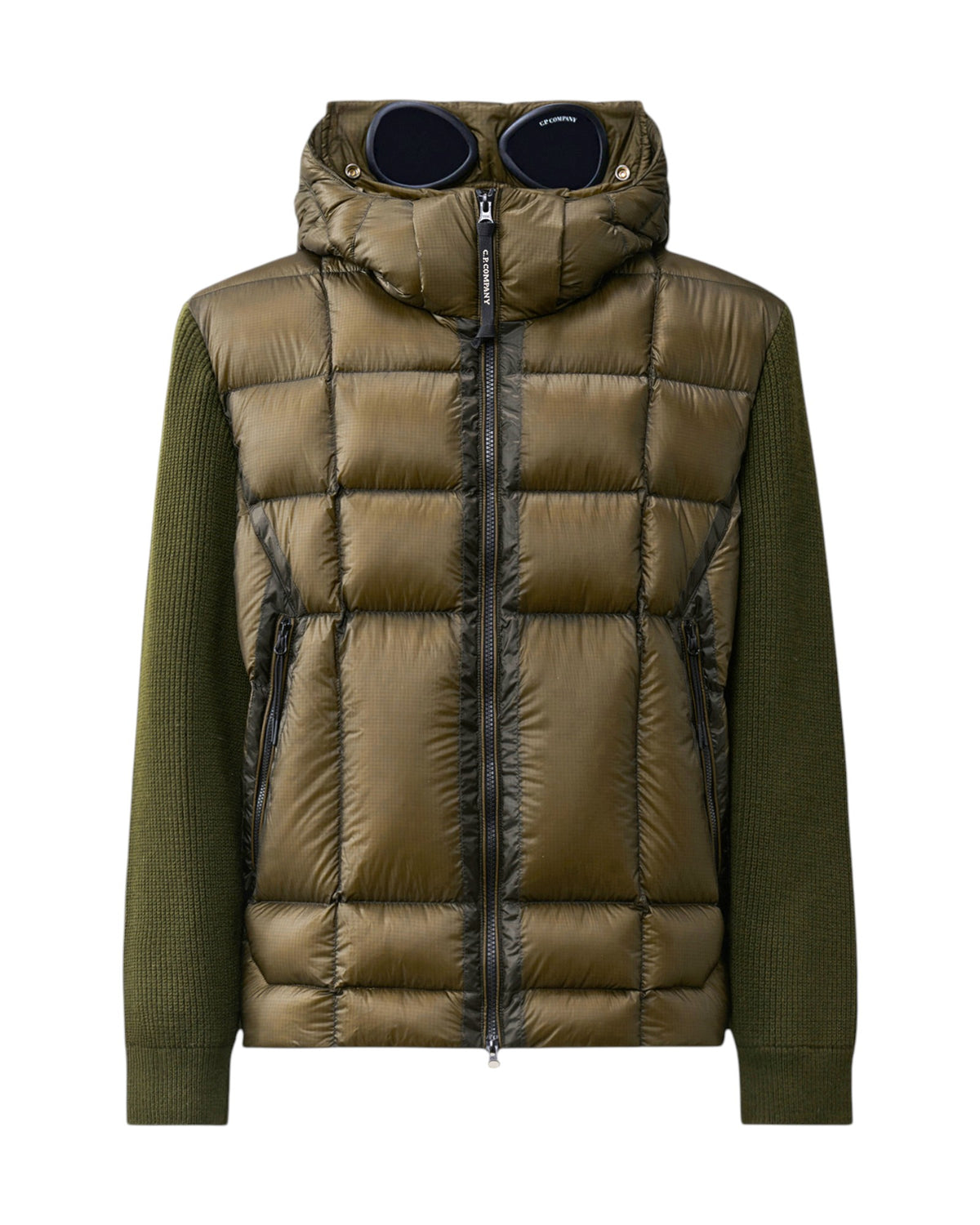 C.P. Company Extrafine Merino Goggle Herren-Strickjacke - CP Company - MEINFREUDENHAUS