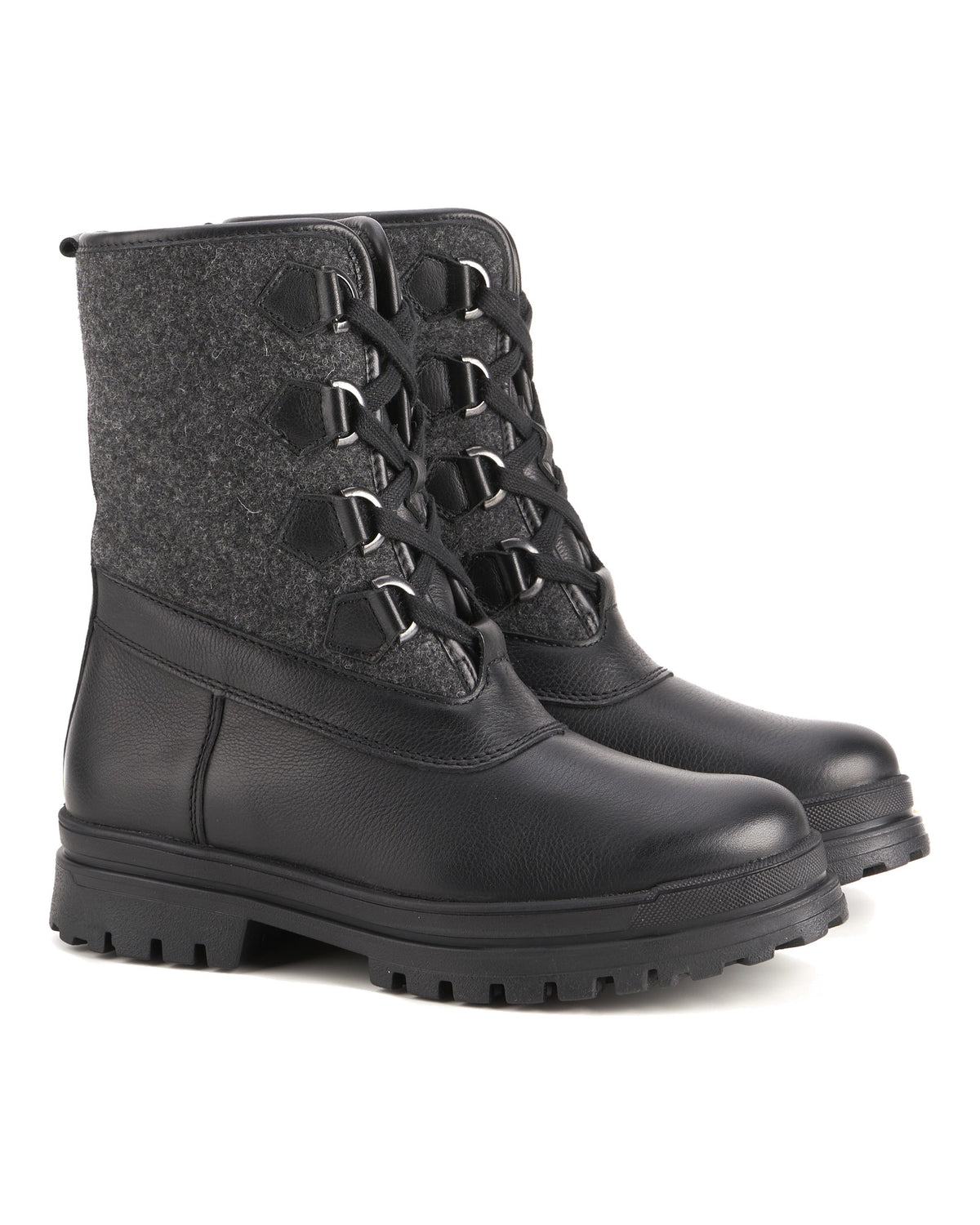 Dirndl & Bua 2110 PANIOLO/FILZ Damen-Winterstiefel schwarz Bild 4