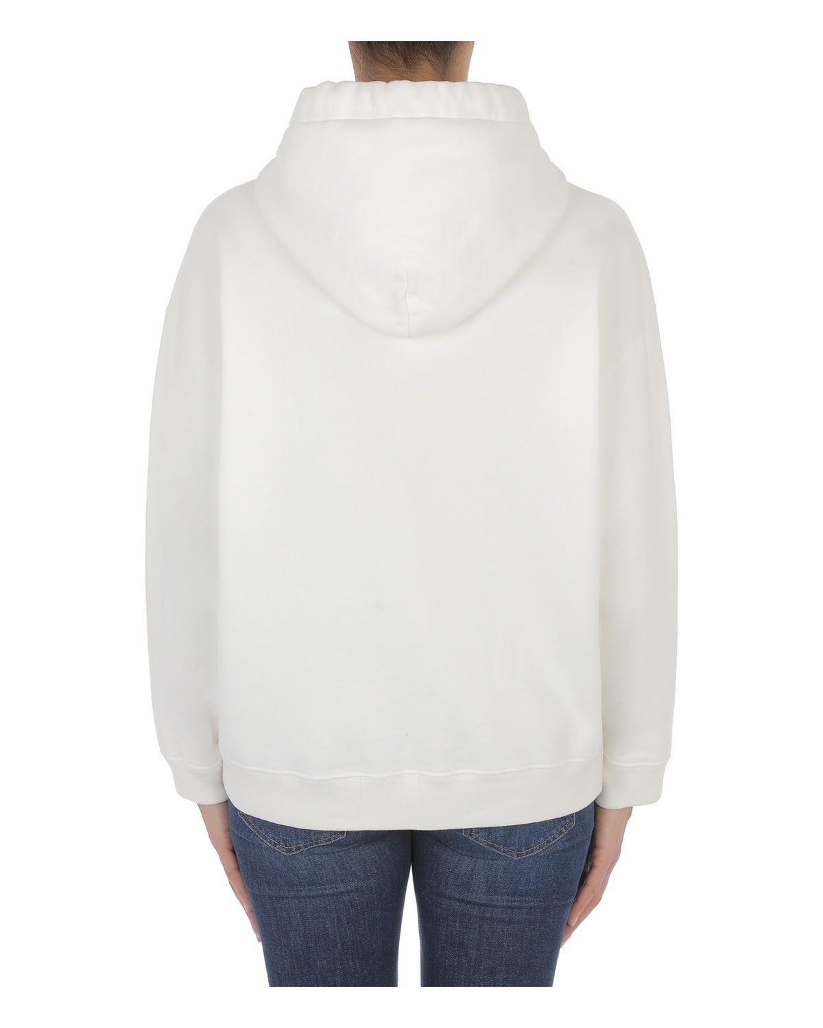 Dondup Damen-Oversize-Hoodie weiss Bild 2