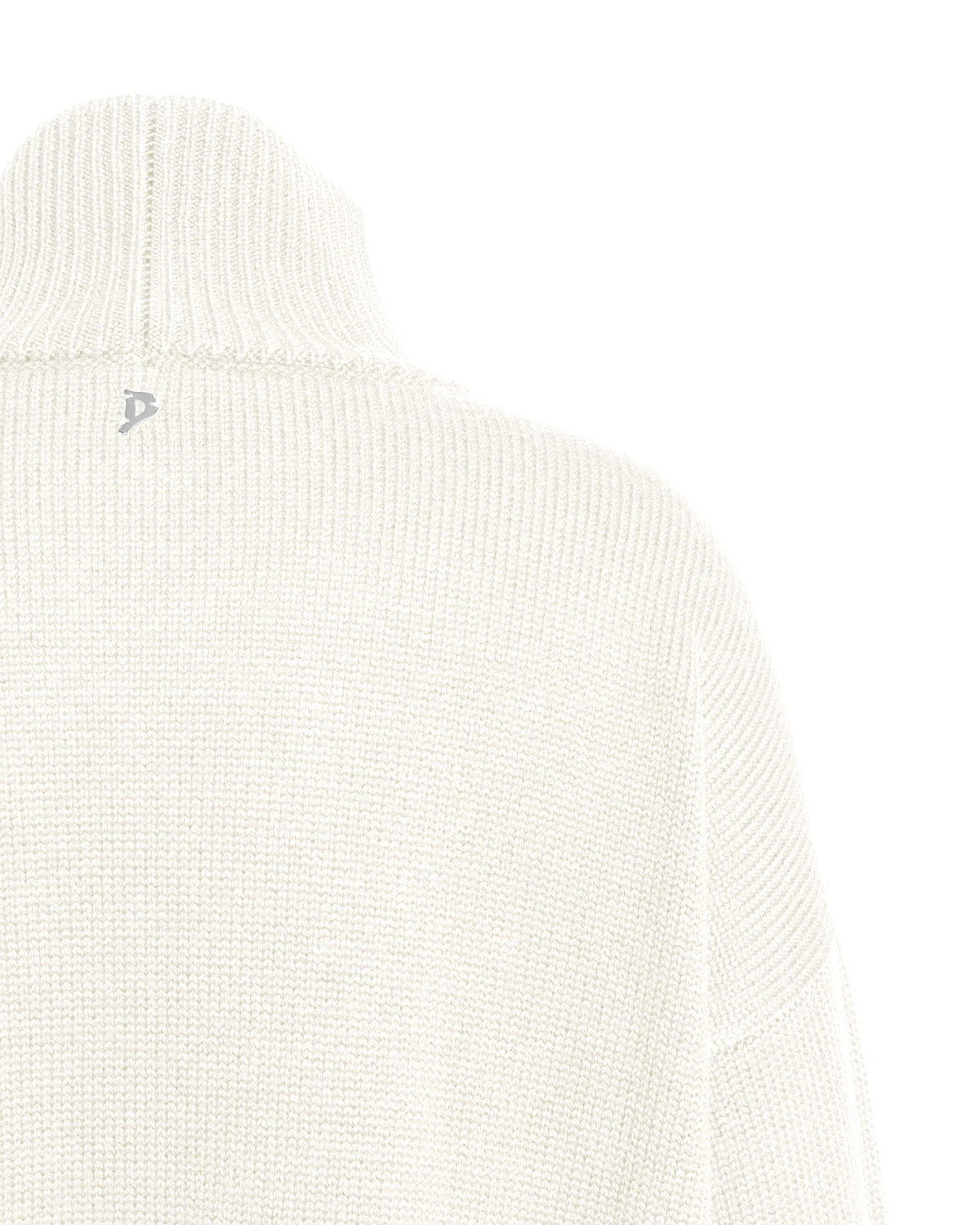 Dondup Damen-Oversize-Rollkragenpullover aus Wolle weiss Bild 3