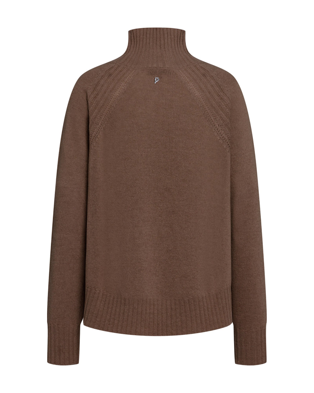 Dondup Damen-Rollkragenpullover aus Wolle und Kaschmir dunkelbraun Bild 3