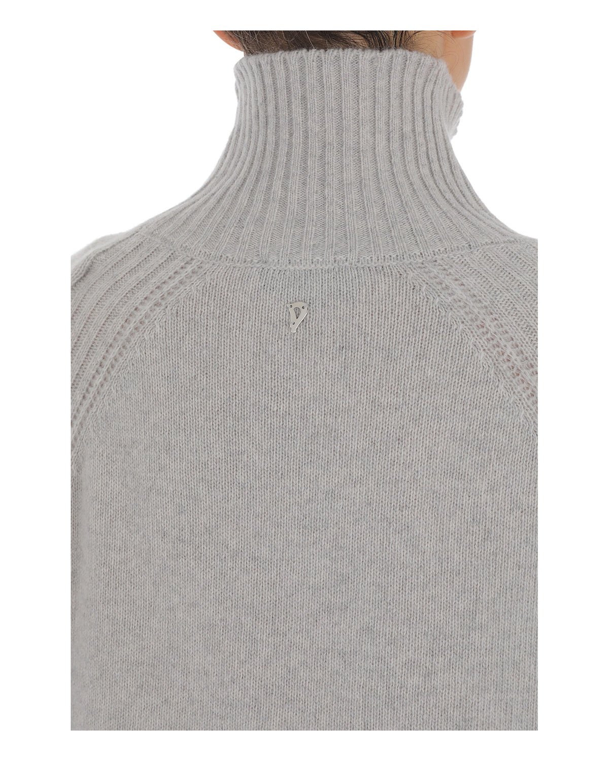 Dondup Damen-Rollkragenpullover aus Wolle und Kaschmir dunkelbraun Bild 11