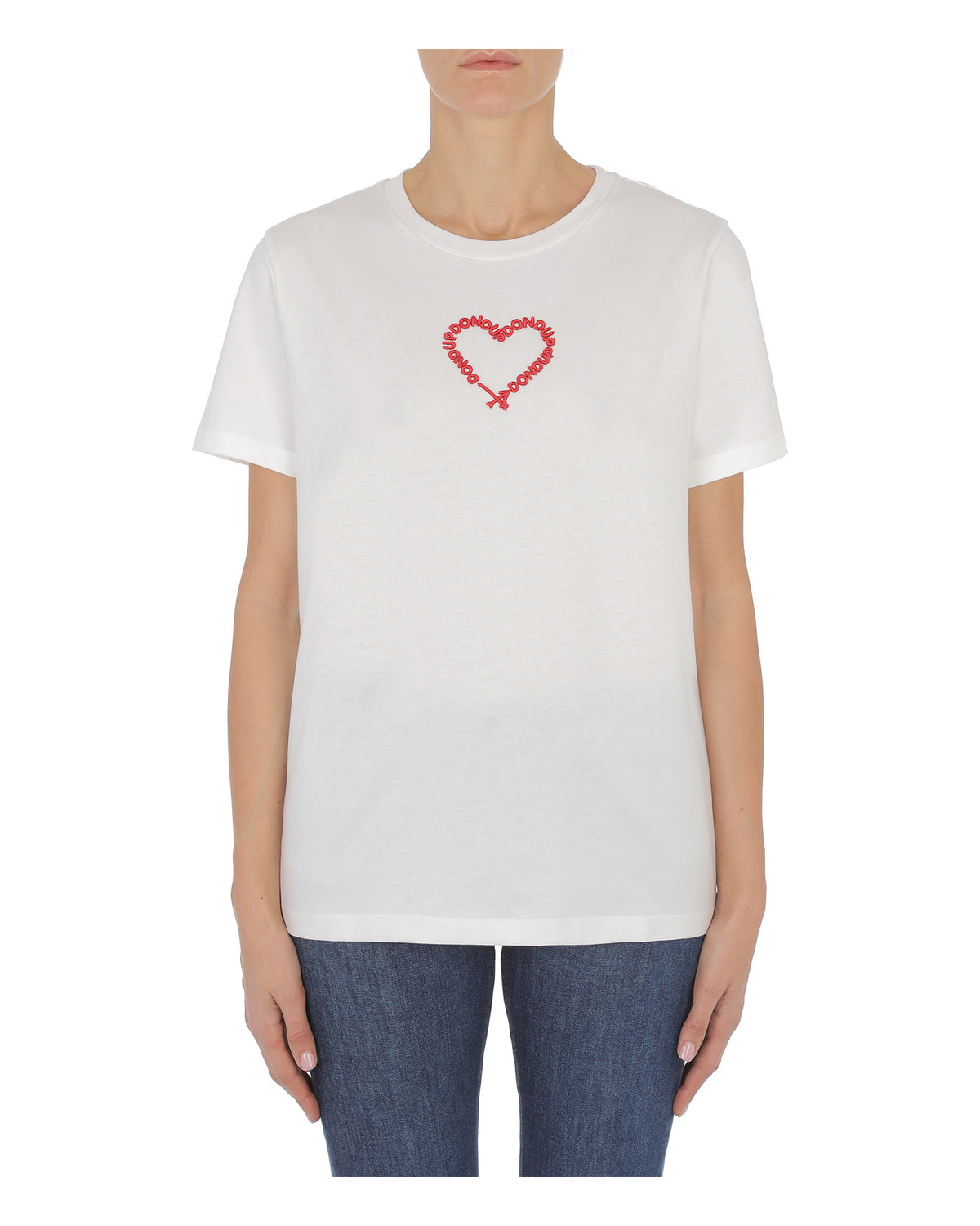 Dondup Damen-T-Shirt weiss Bild 1