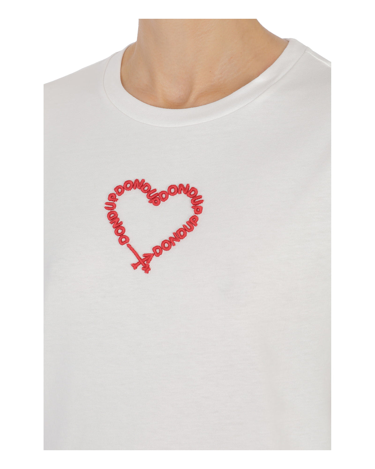 Dondup Damen-T-Shirt weiss Bild 3
