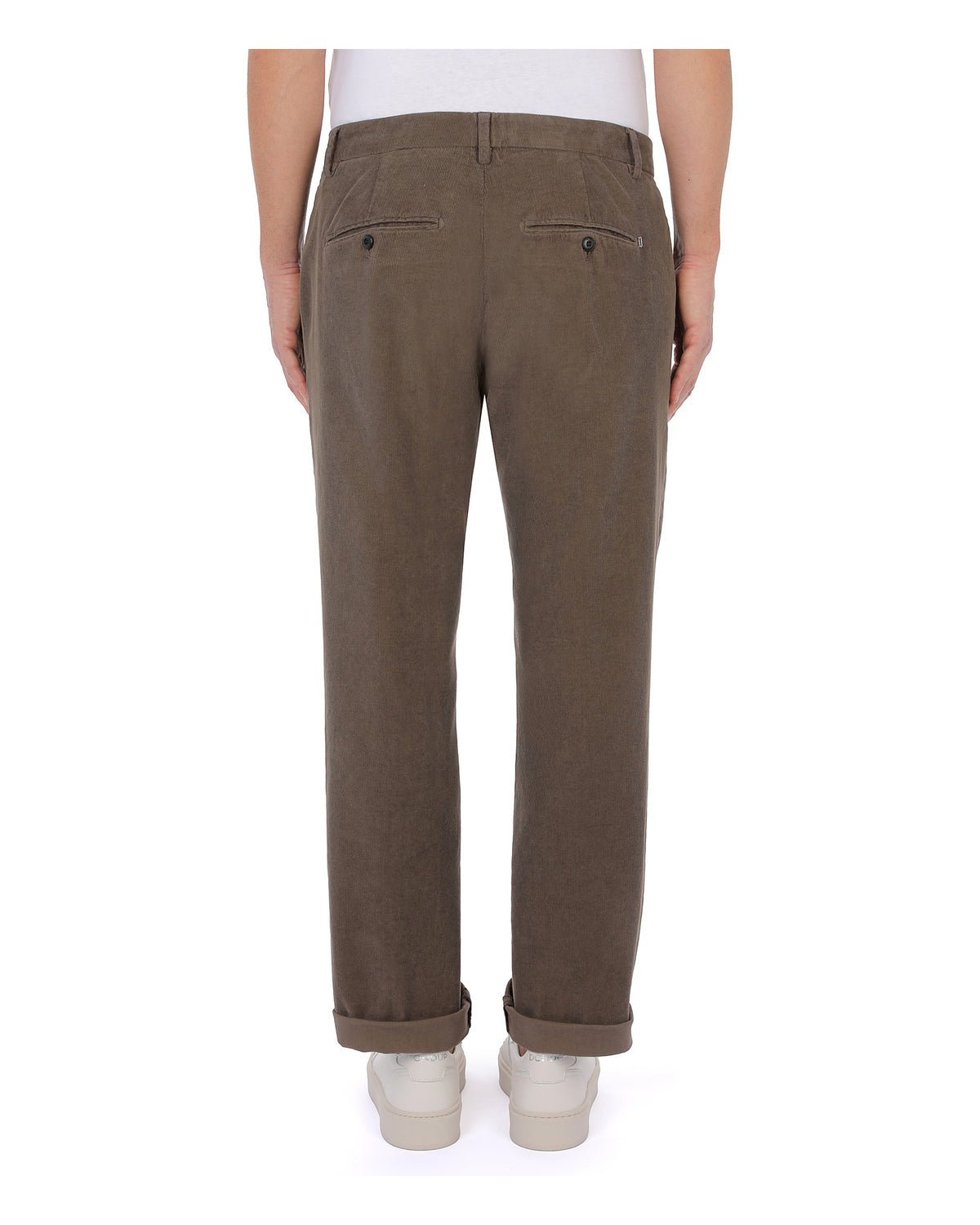 Dondup GAUBERT Herren-Samthose hellbraun Bild 2