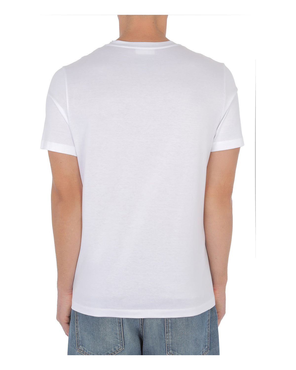 Dondup Herren-T-Shirt mit D-Logo weiss Bild 2