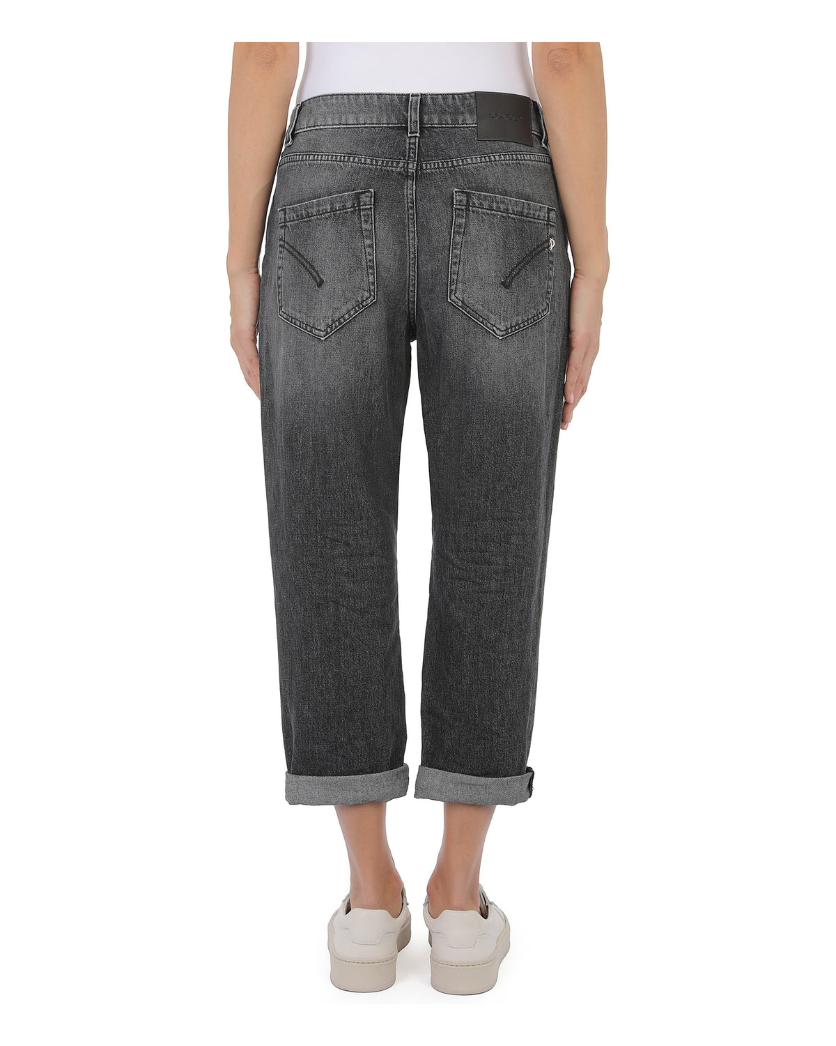 KOONS DENIM PANT WITH JEWEL BUTTONS schwarz schwarz Bild 2