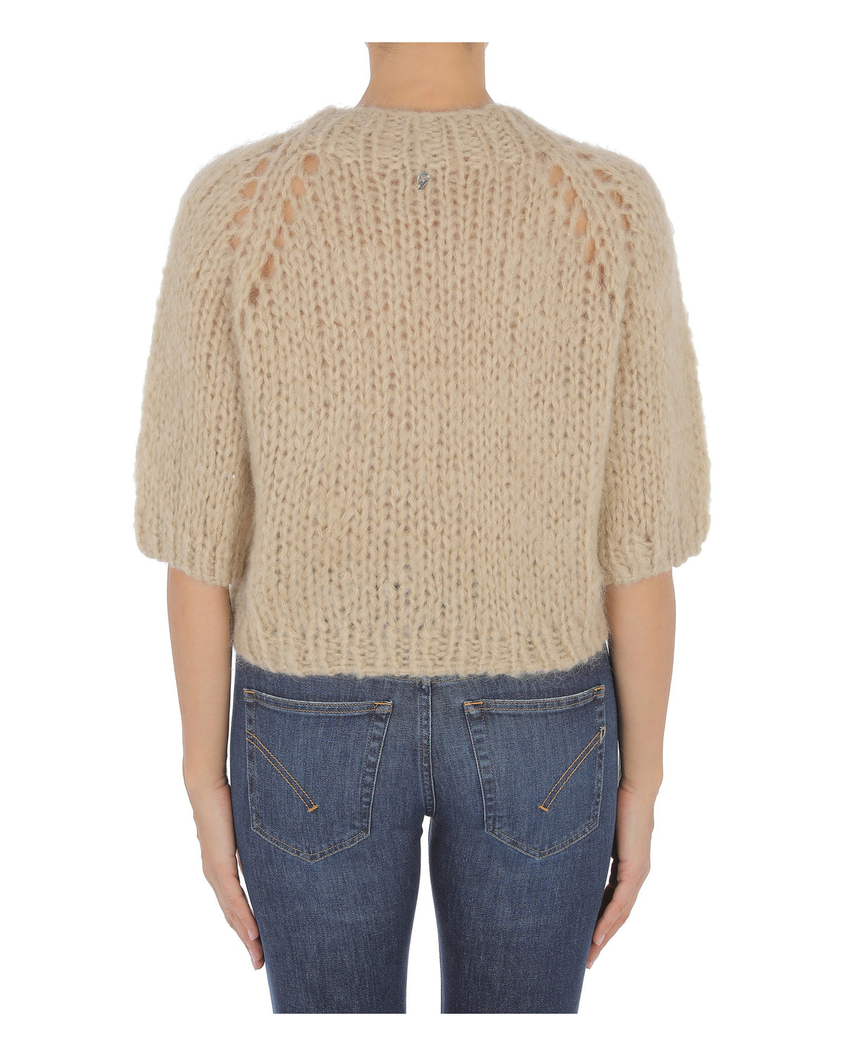 ROUND-NECK SWEATER beige - Dondup - MEINFREUDENHAUS