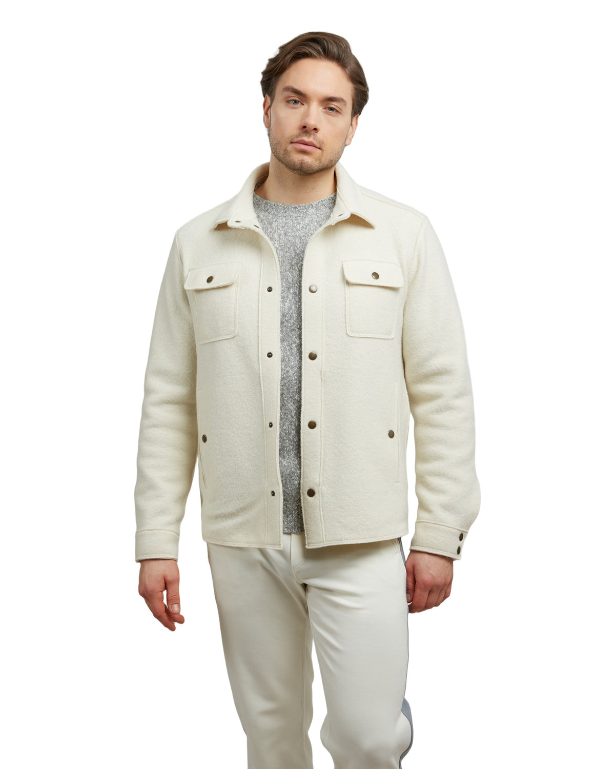 Frauenschuh Valentin-CW Herren-Walkjacke natur Bild 1