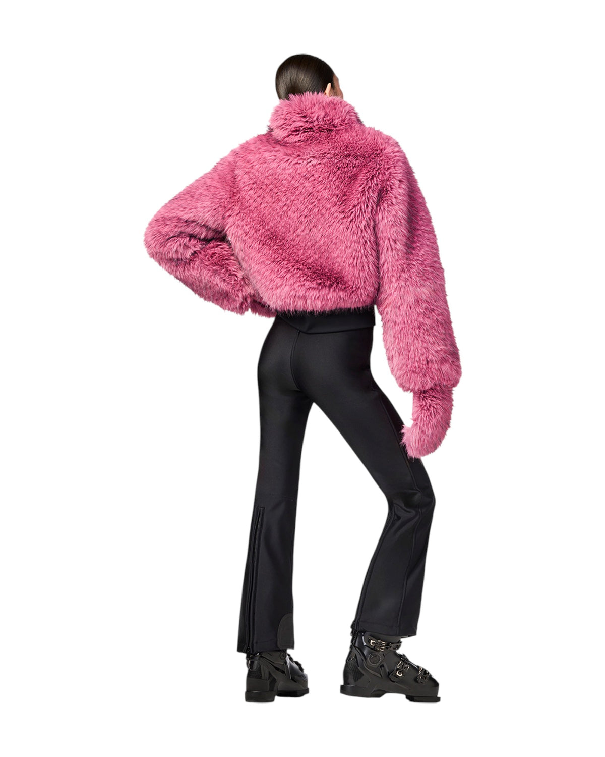 Goldbergh FUWA Damen-Kunstfelljacke rosa Bild 4